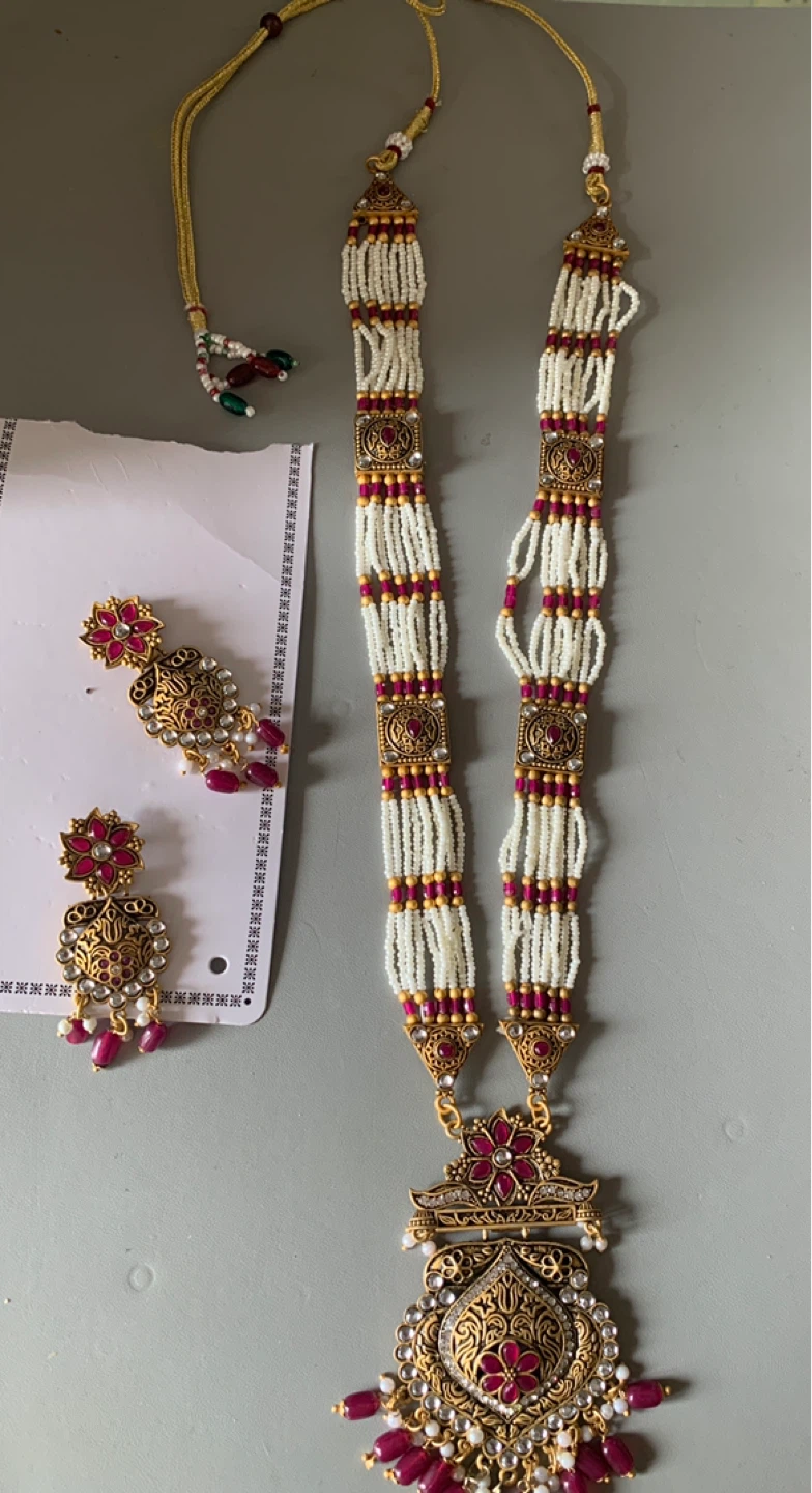Indian Necklace and Earrings Set