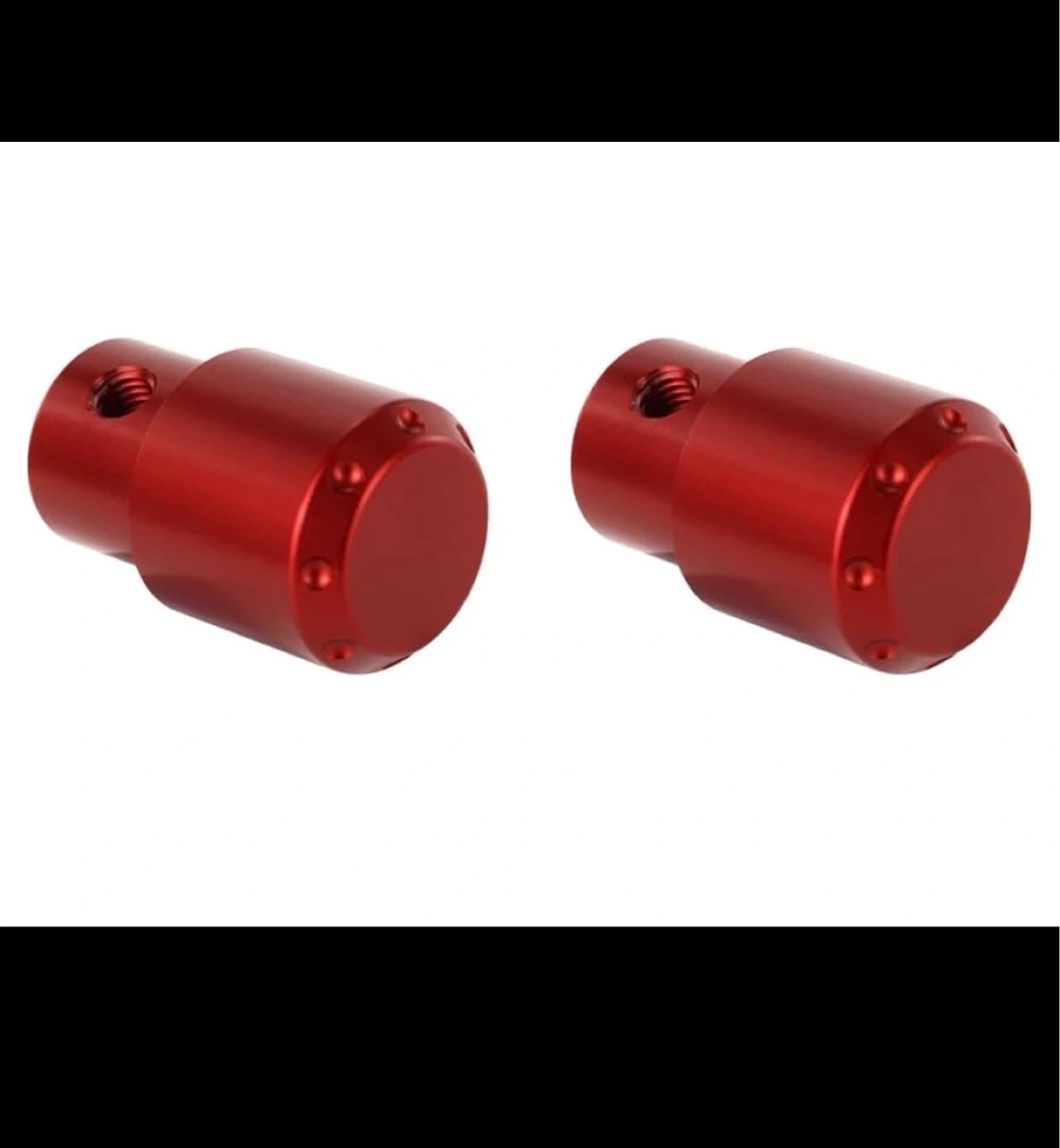 Red Aluminum Motorcycle Frame Sliders