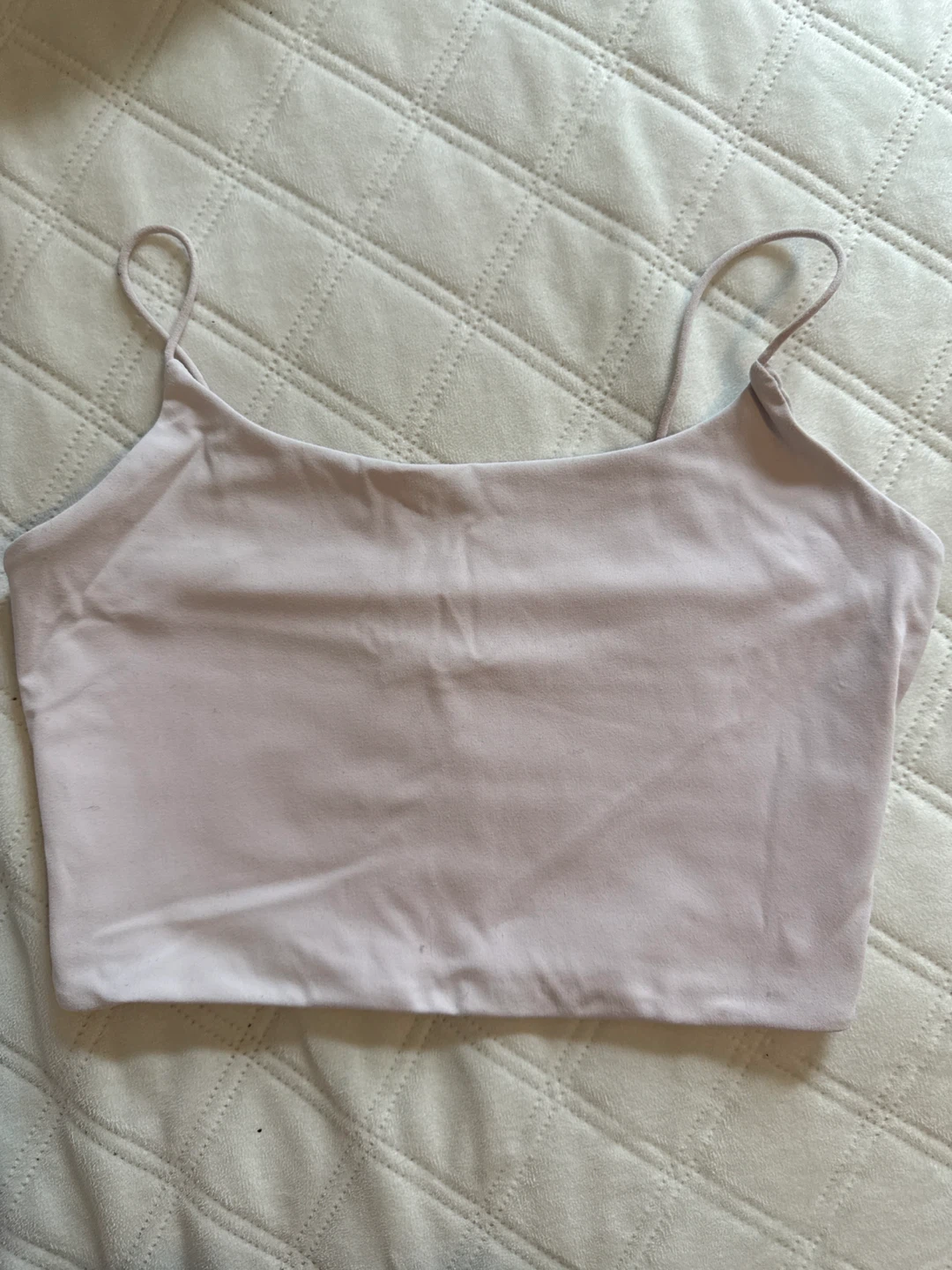 Garage Eva Cropped Cami Baby Pink