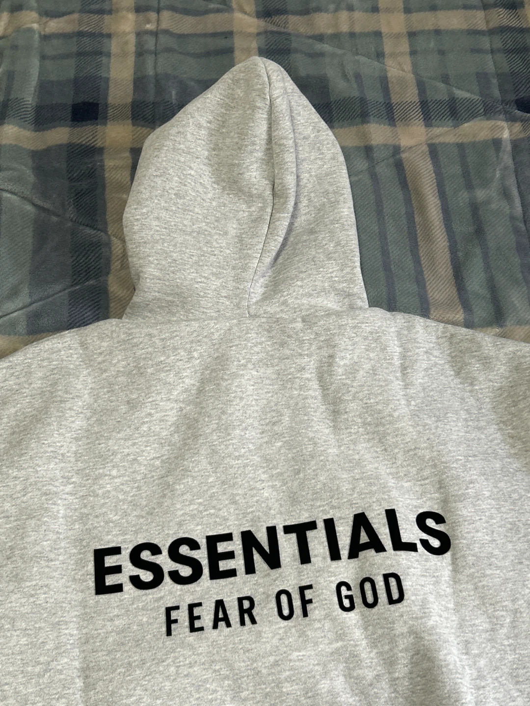 ESSENTIALS Fear of God Grey Hoodie Size S - photo 2