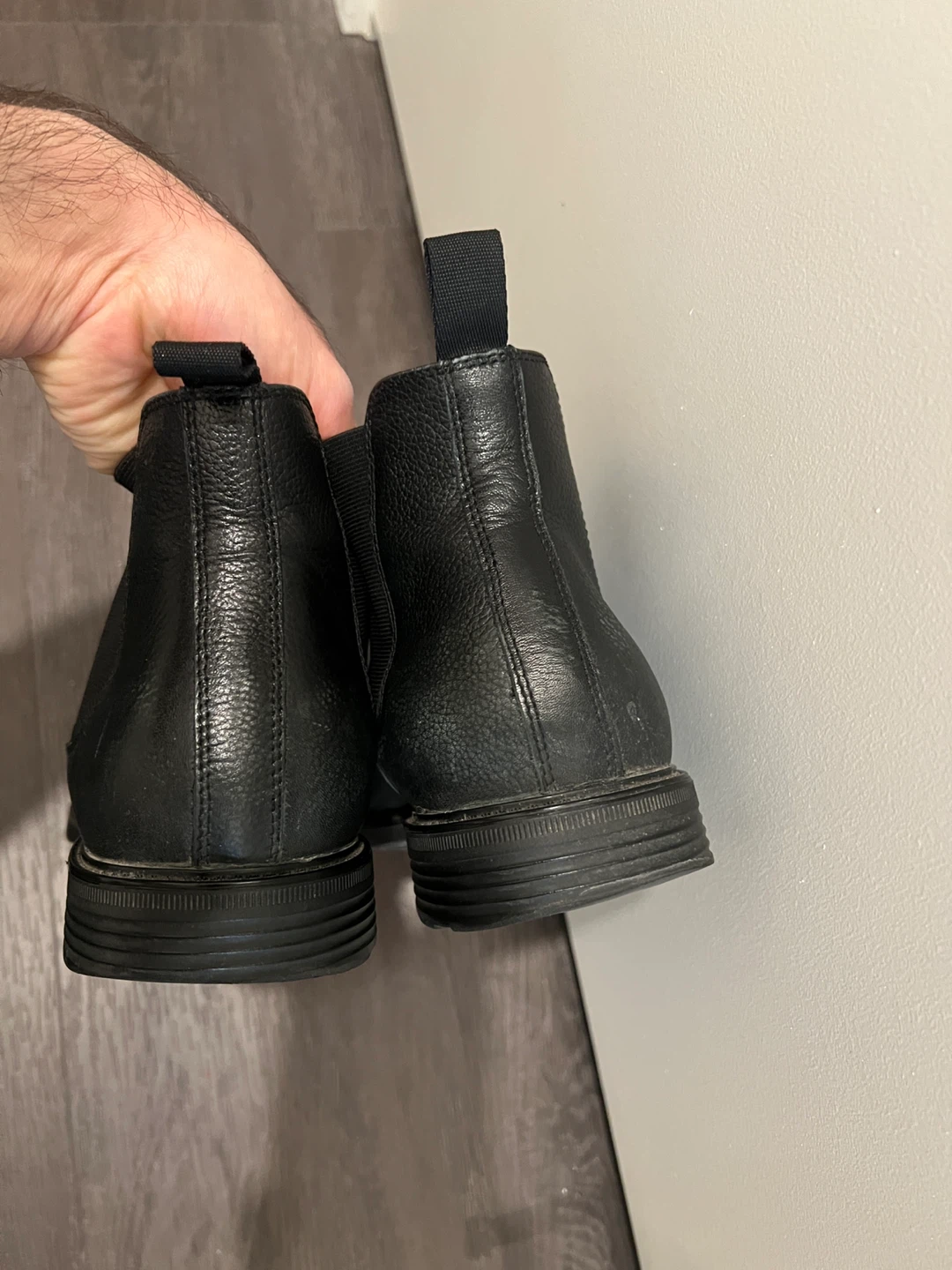 ALDO Black Leather Chelsea Boots - photo 5