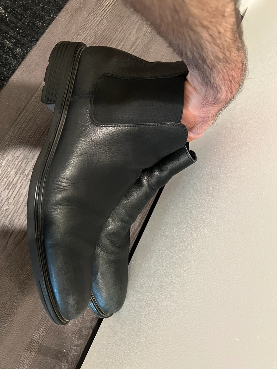 ALDO Black Leather Chelsea Boots - photo 3