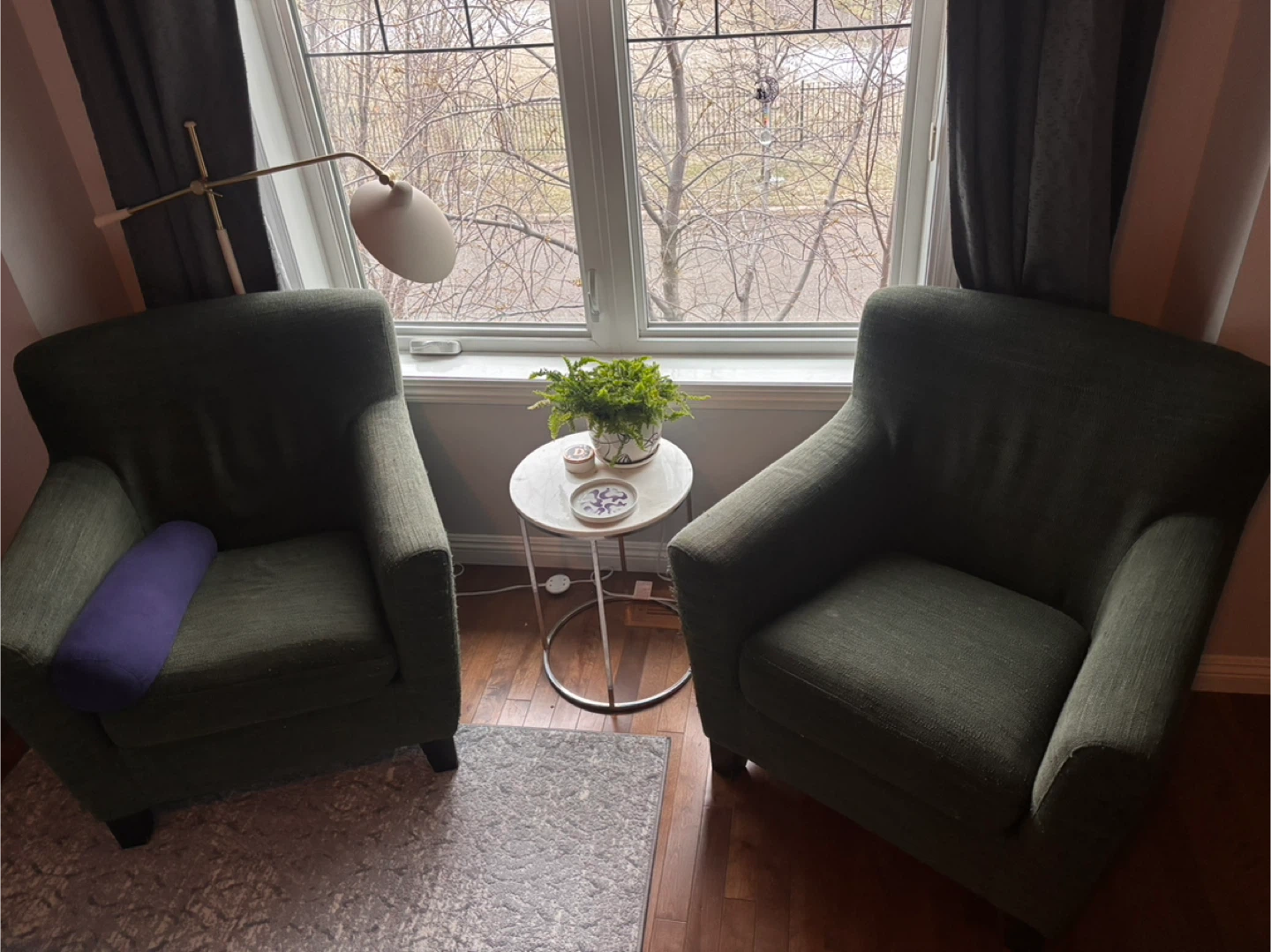 Green Accent Chairs (2)