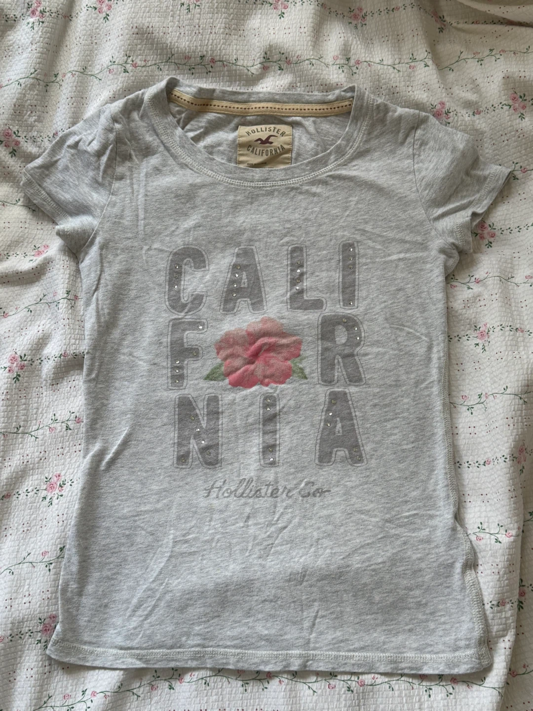 Hollister California Grey T-Shirt - Size XS - photo 4