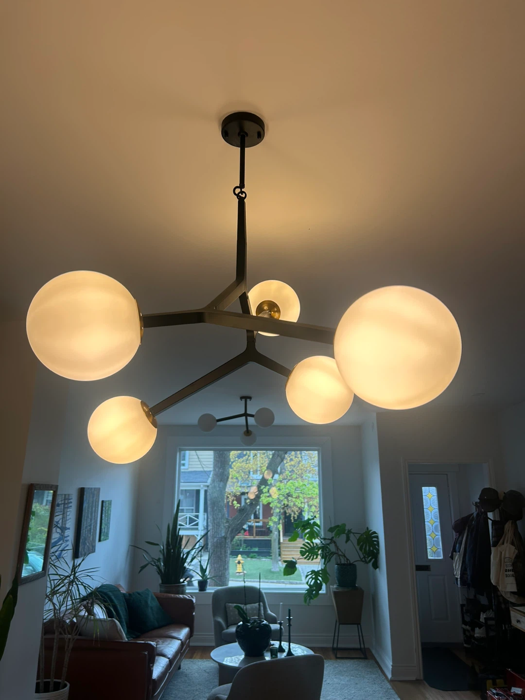 Modern Sputnik Chandelier Set