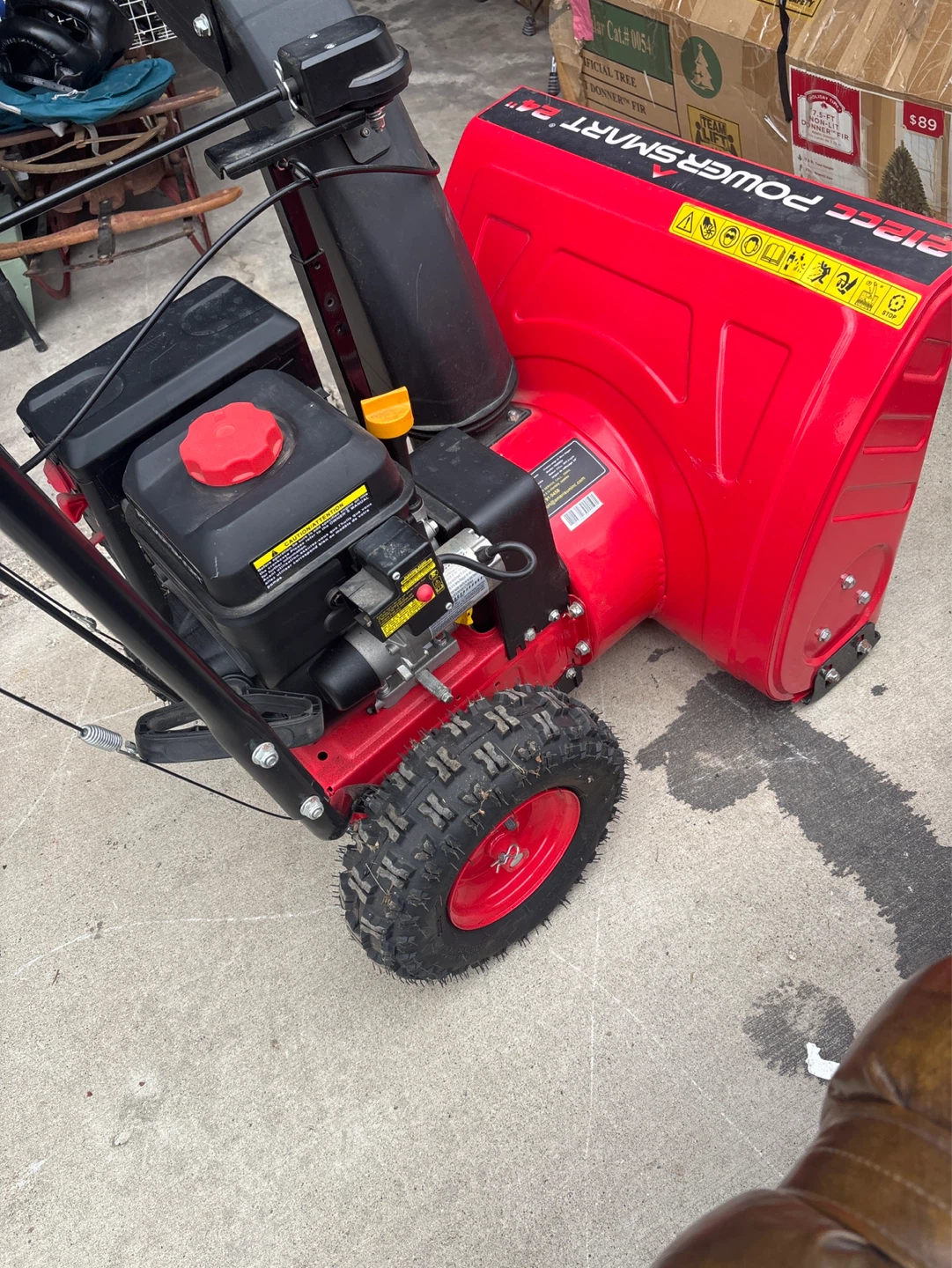 PowerSmart 24" Snow Blower with 212cc Engine - photo 5