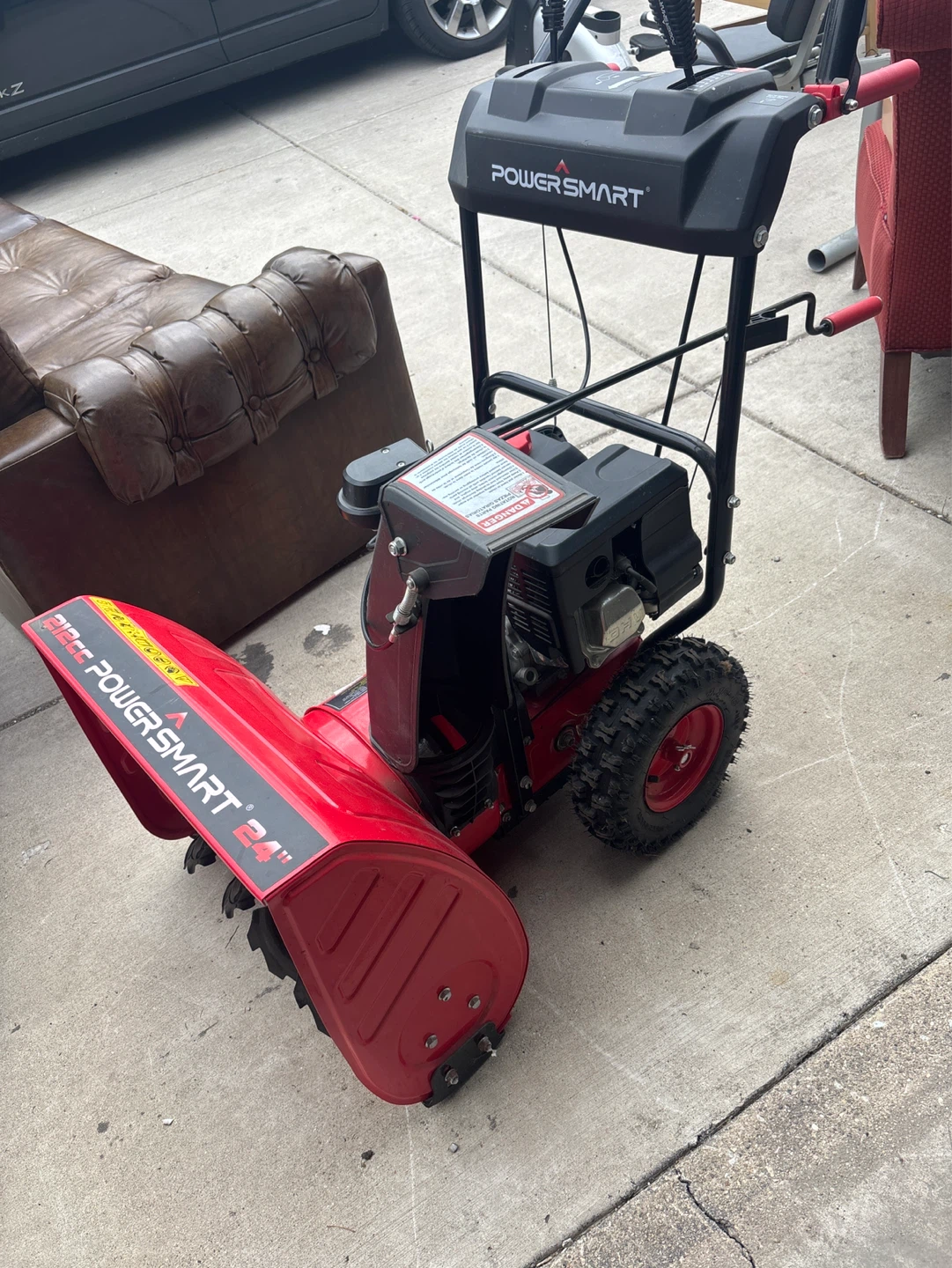 PowerSmart 24" Snow Blower with 212cc Engine