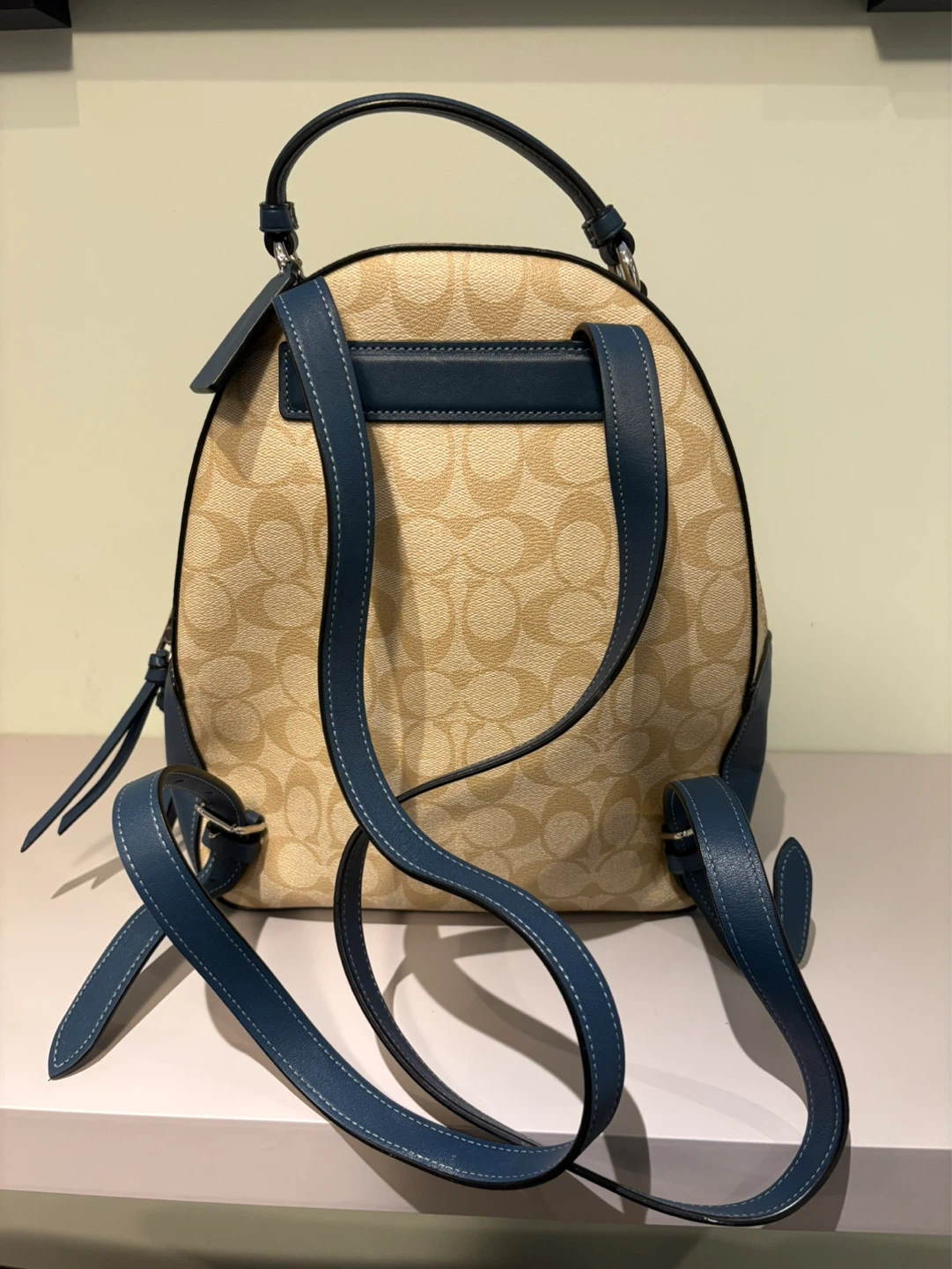 Coach Signature Canvas Backpack - photo 2