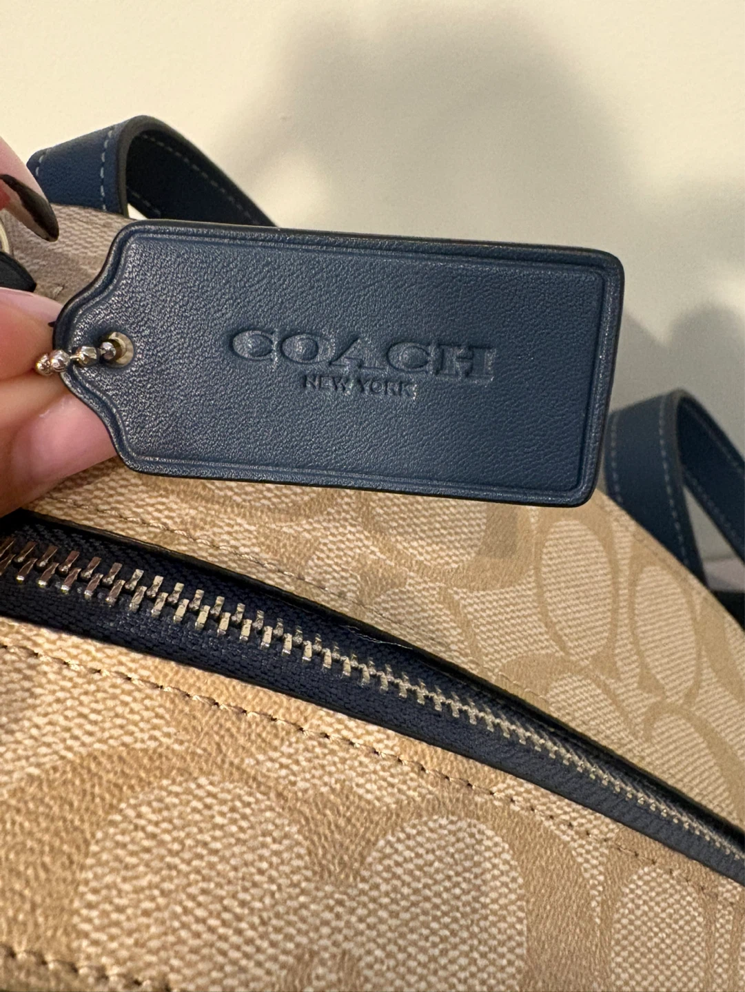 Coach Signature Canvas Backpack - photo 3