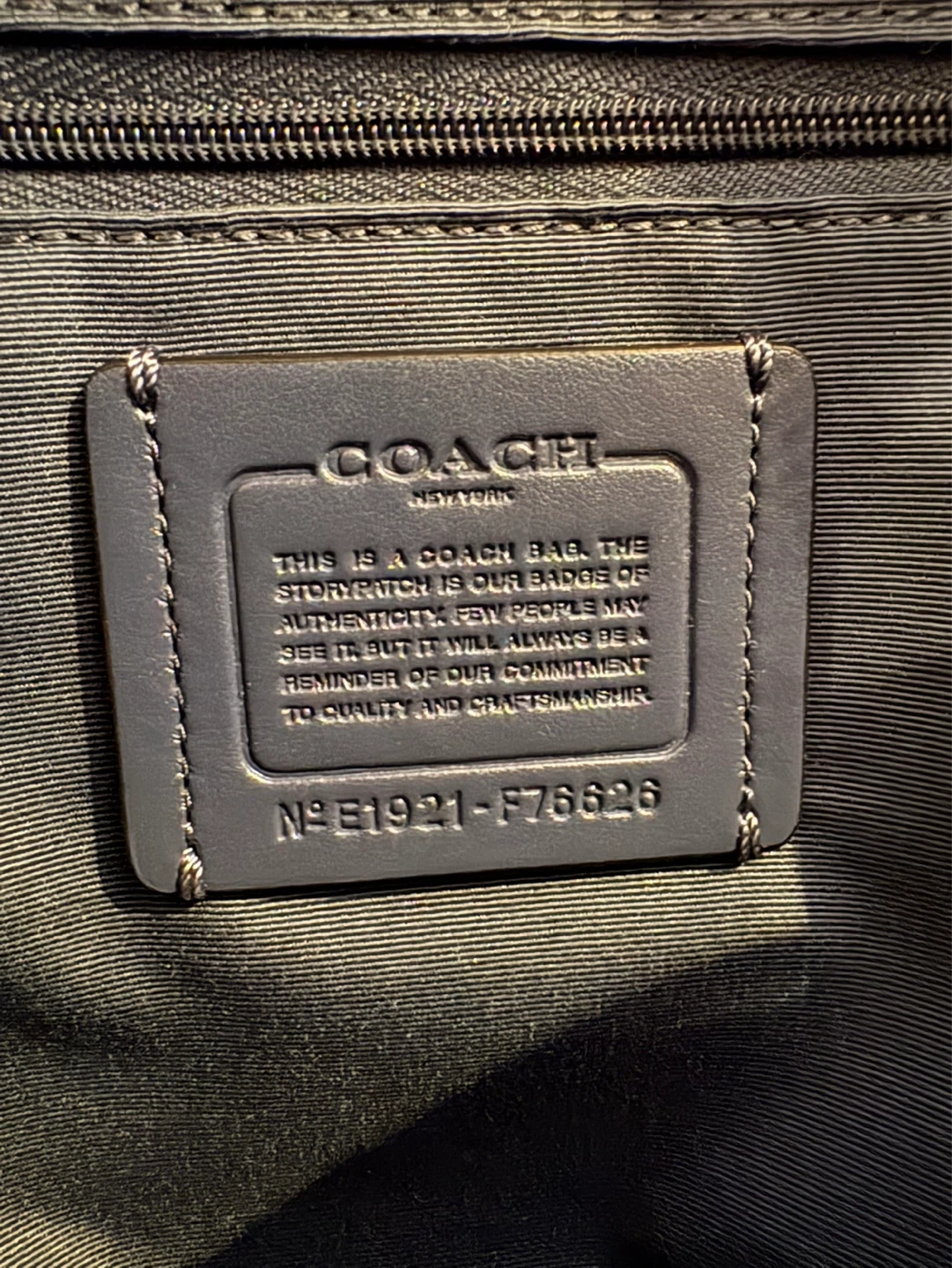 Coach Signature Canvas Backpack - photo 5
