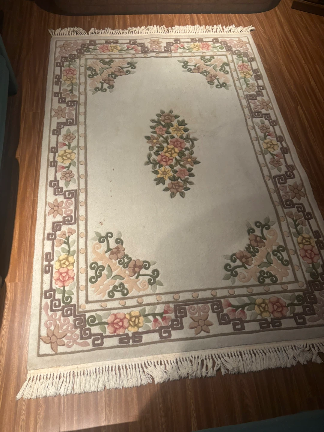 Floral Pattern Area Rug