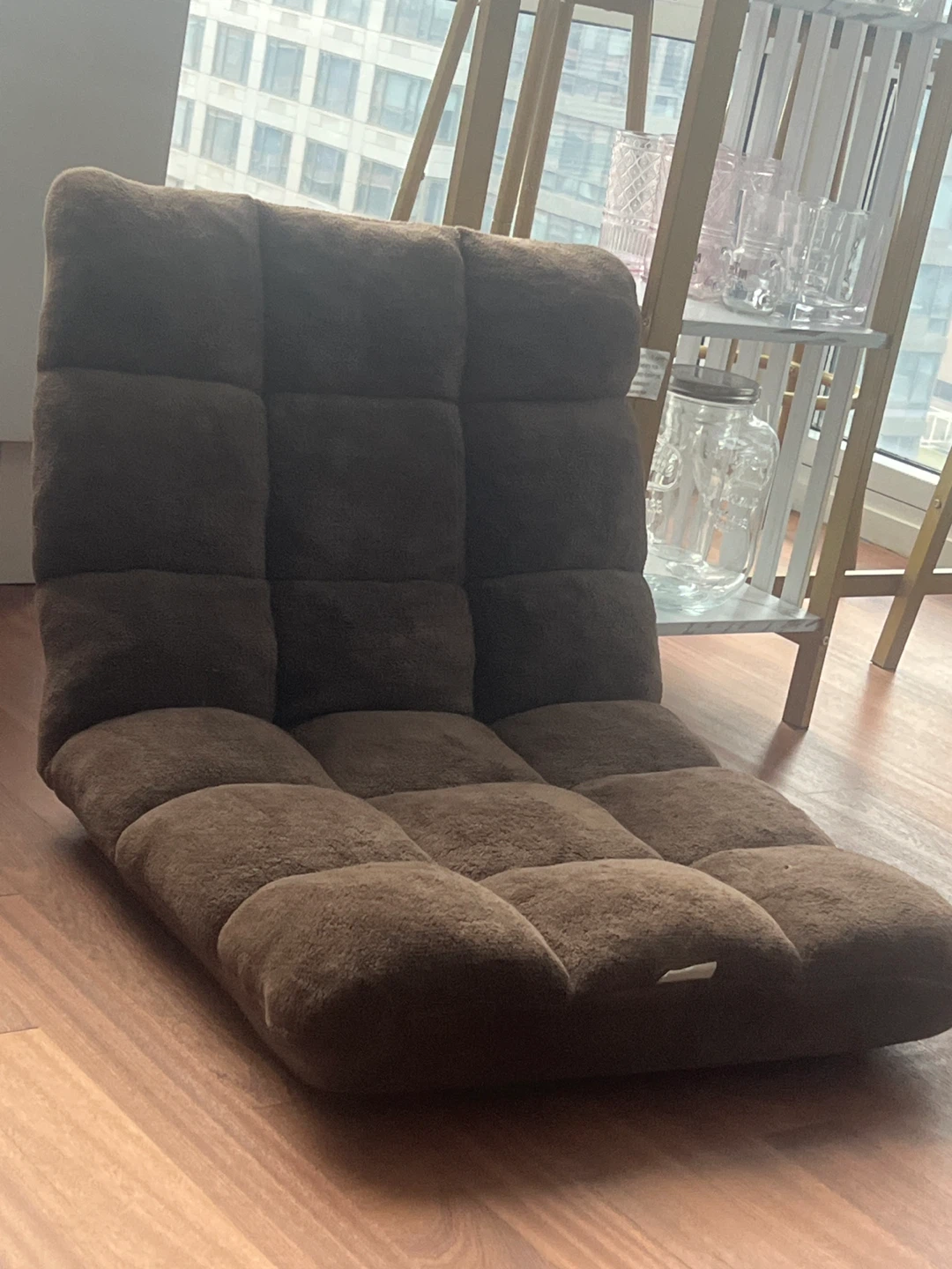 Brown Floor Chair