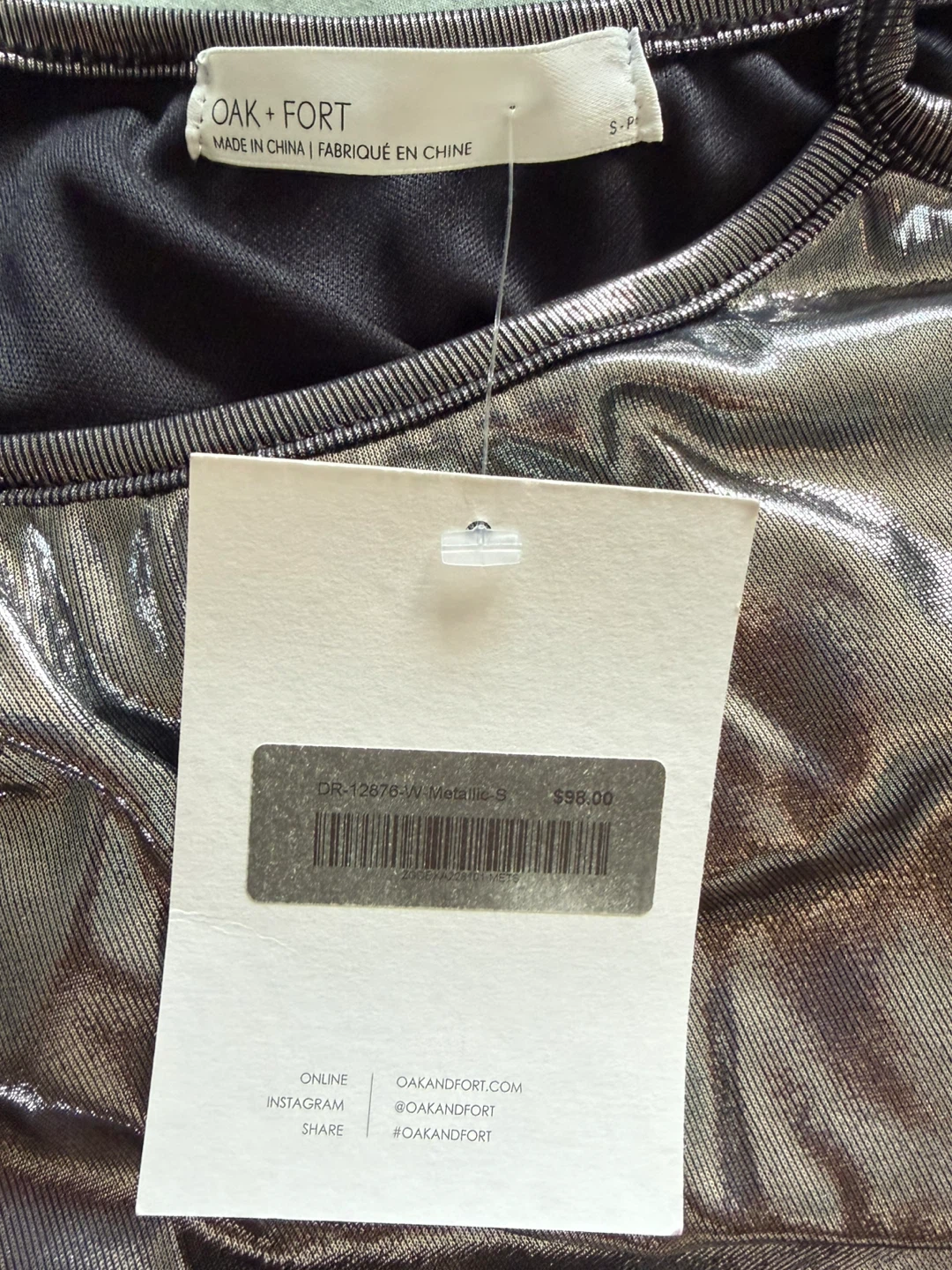 Maxi Dress Metallic Oak + Fort - photo 4
