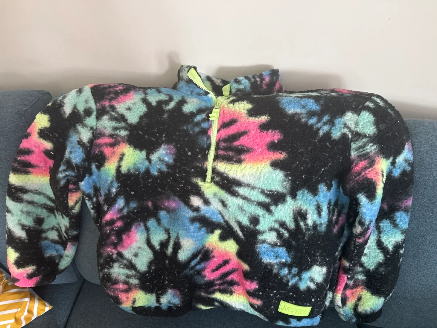 Justice Tie-Dye Fleece Pullover