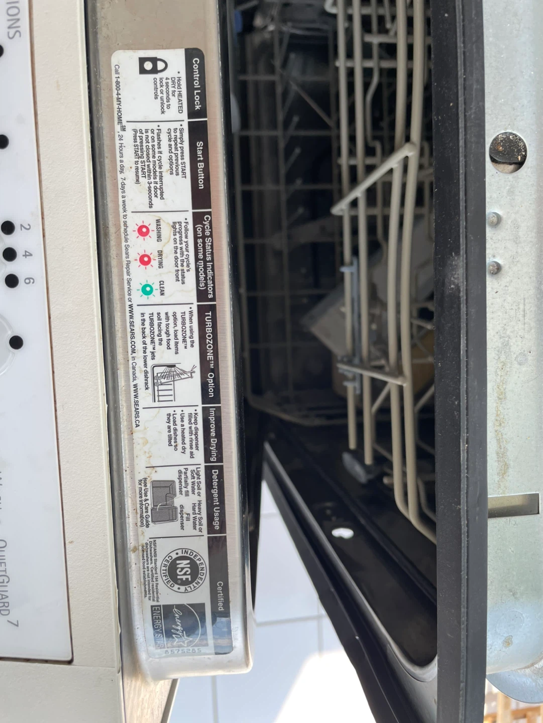 Kenmore Dishwasher - photo 5