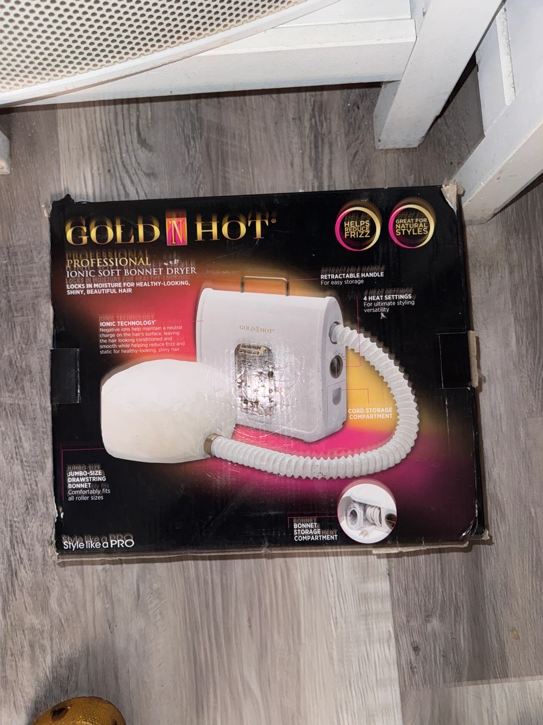 Gold 'N Hot Professional Ionic Soft Bonnet Dryer - photo 2
