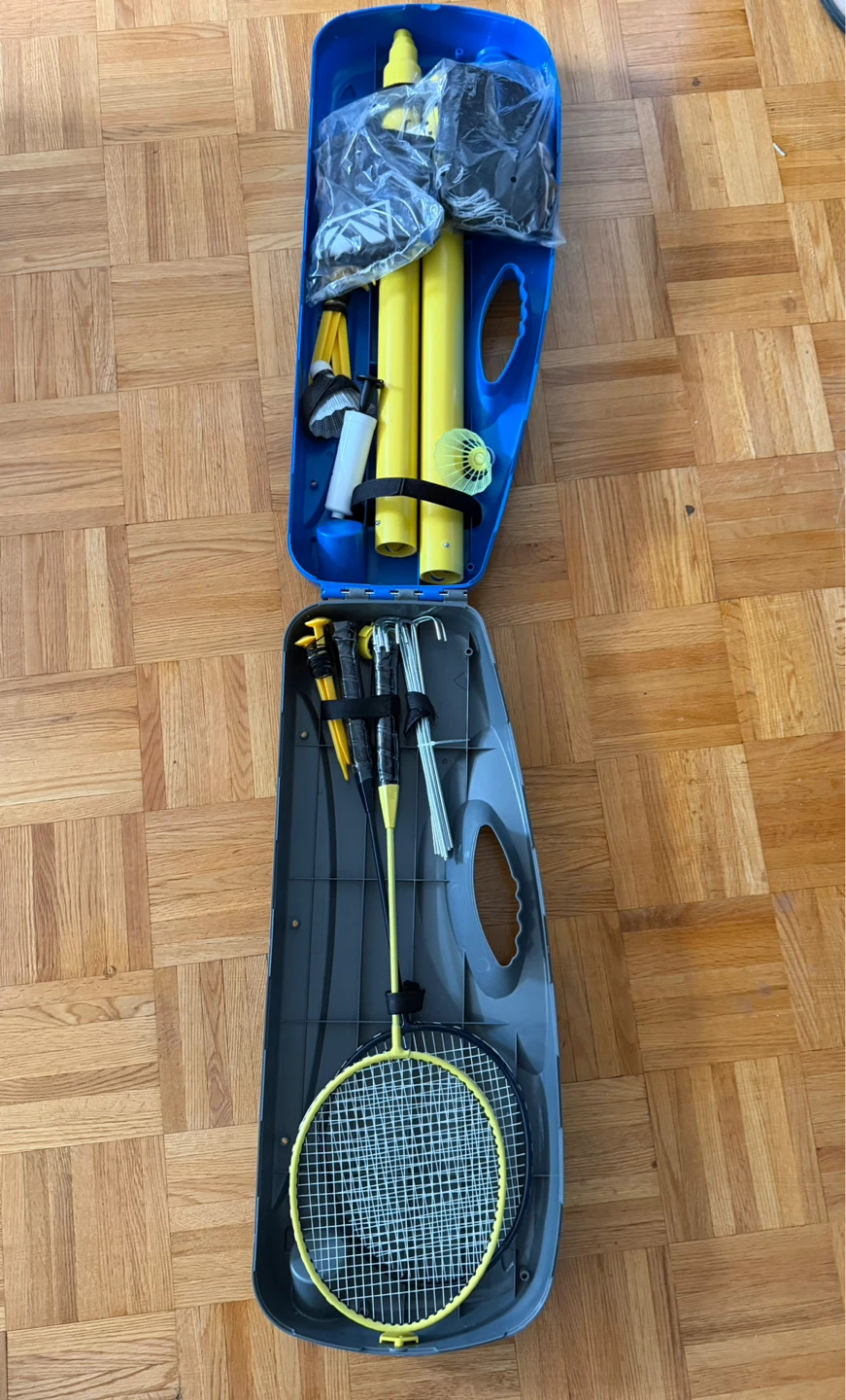 Franklin Badminton Set w/ Net, 2 Rackets & Birdies