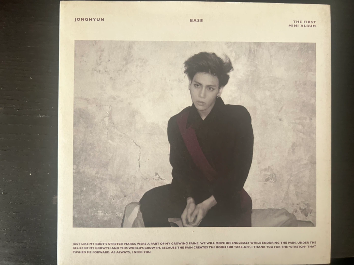 Jonghyun BASE The First Mini Album CD