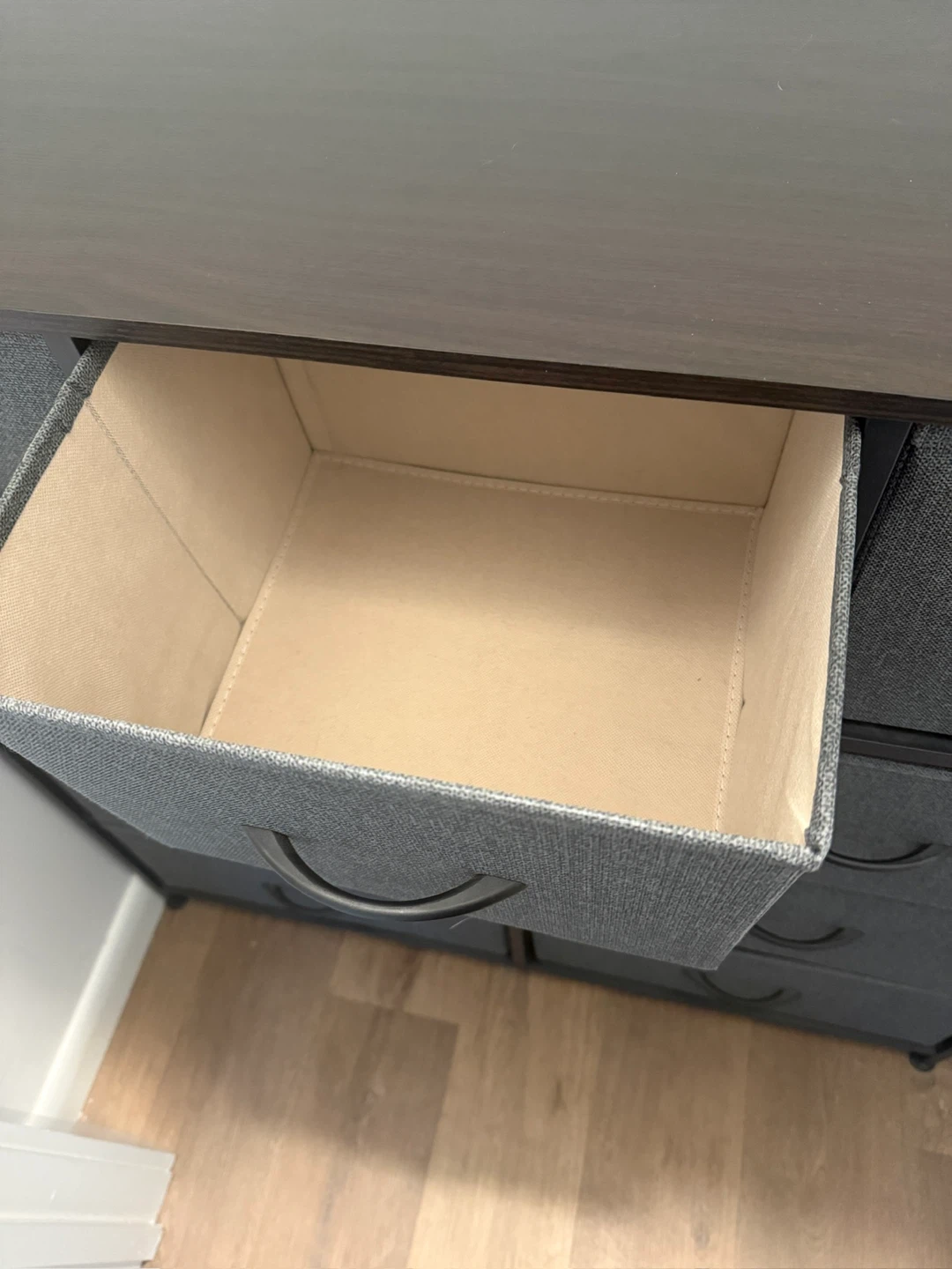 WLIVE 9-Drawer Dresser Fabric Storage Tower - Dark Grey - photo 2