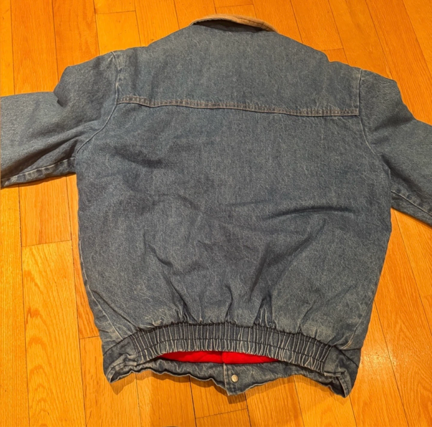VINTAGE CAL CRAFT DENIM JACKET WITH THICK FLEECE LINING - photo 2