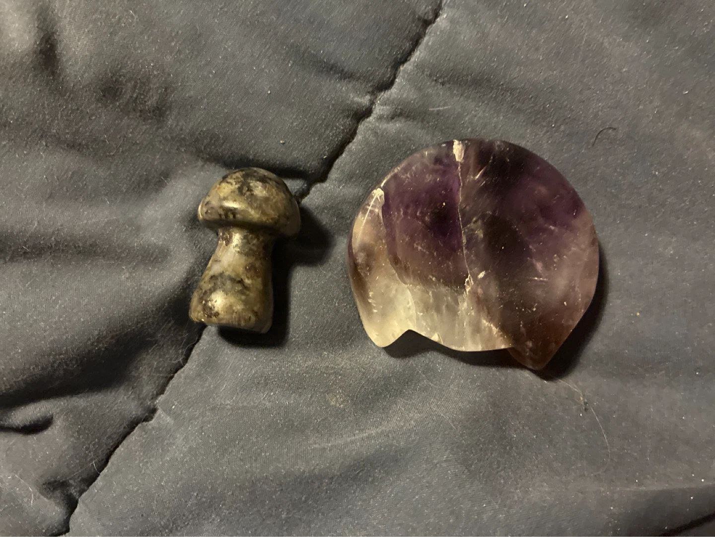 Crystal Mushroom and Amethyst slab
