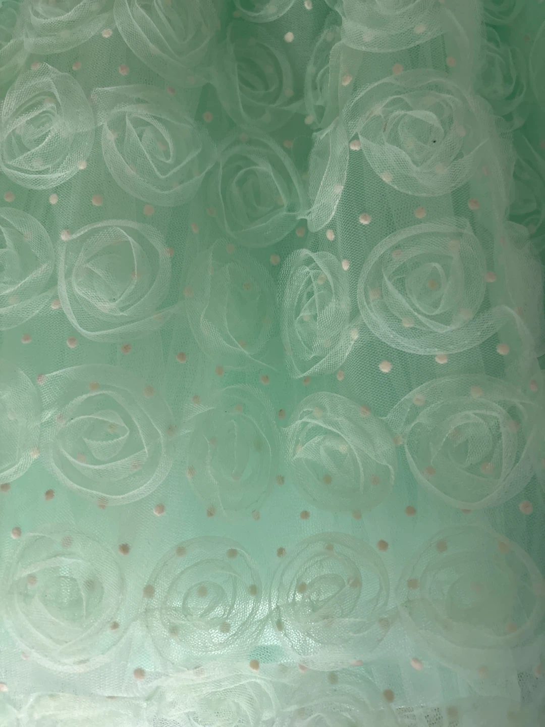 Girls Mint Green & Silver Sparkle Flower Dress - photo 3