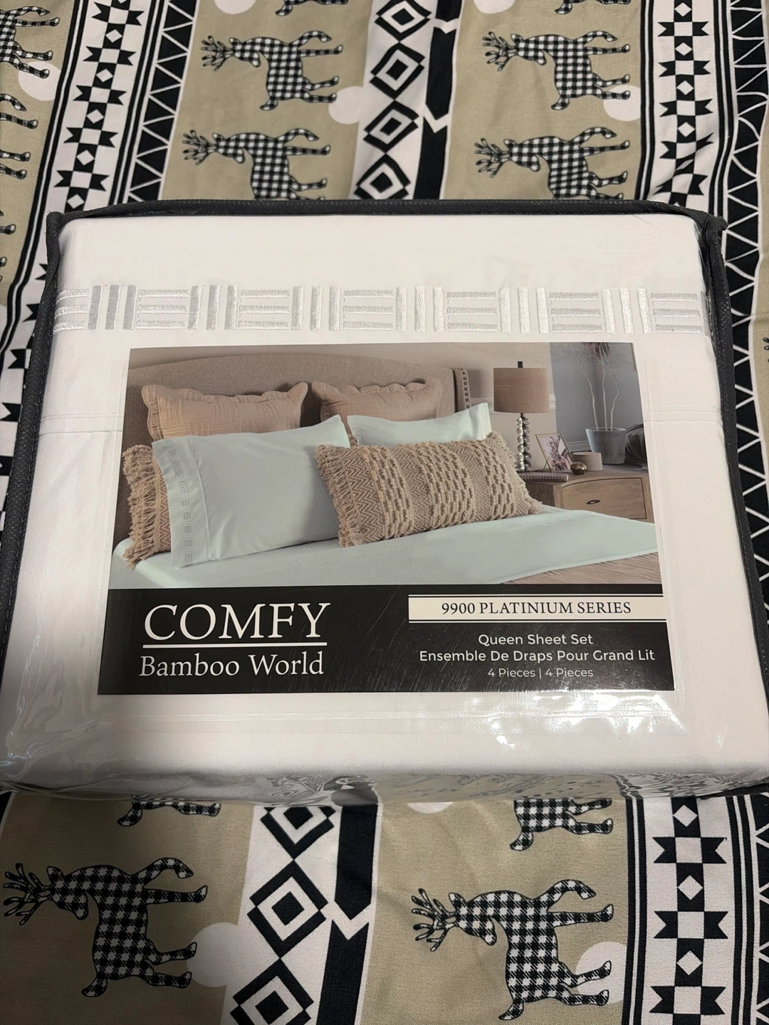 Comfy Bamboo World Queen Sheet Set - photo 2