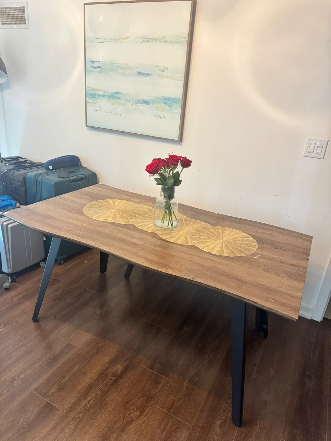 Structube Dinning table & bench