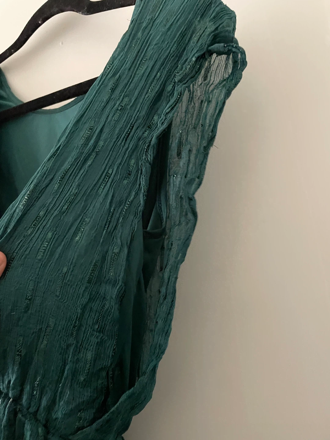 Kiabi Emerald Green Textured Mini Dress - photo 5