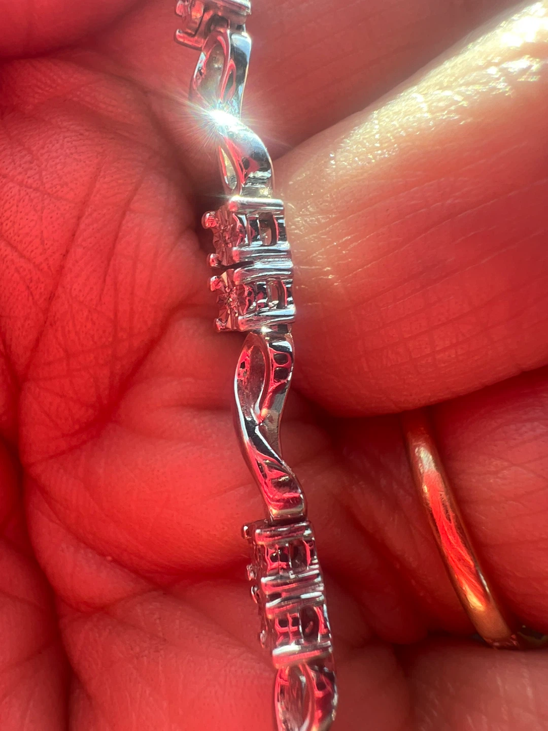 Sterling Silver Diamond  Bracelet - photo 3
