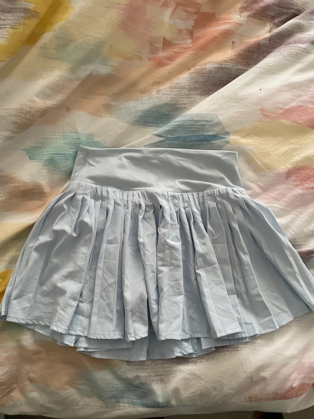 All in Motion Pleated Skort - Light Blue