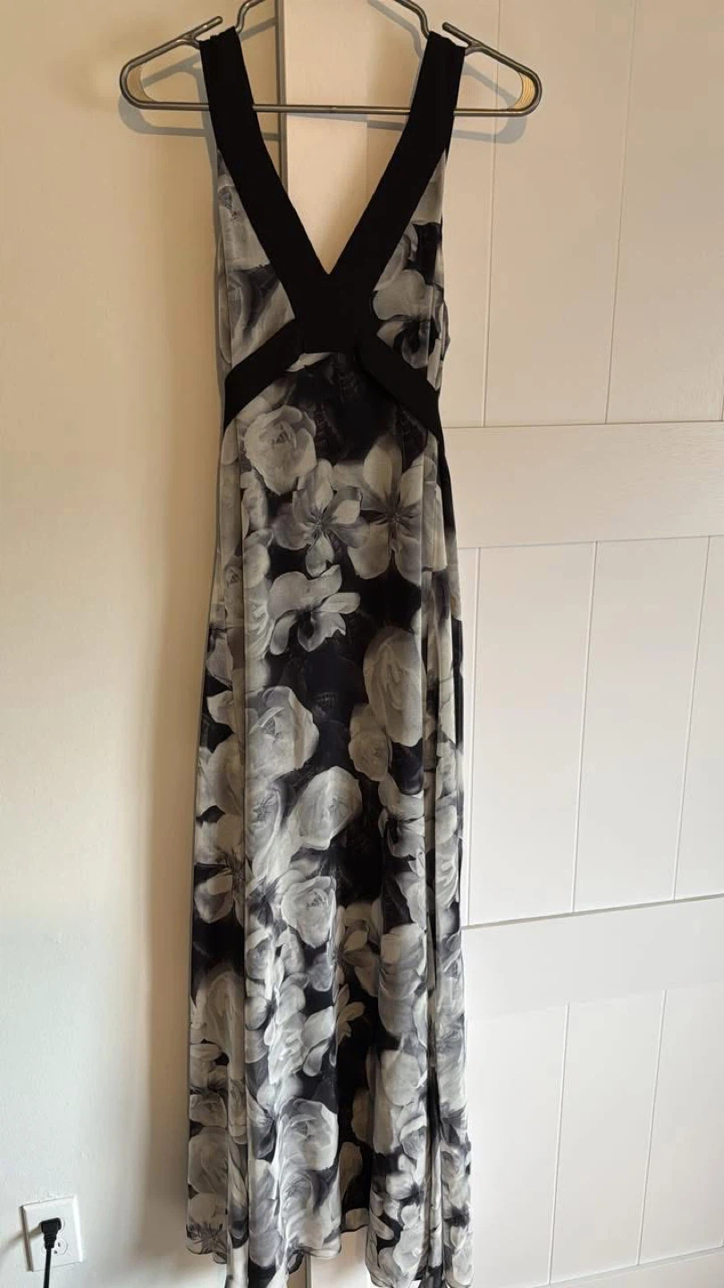 Maxi Dress with Floral Print