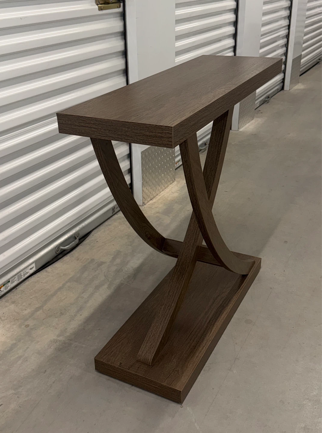 Dark Wood Console Table - photo 4