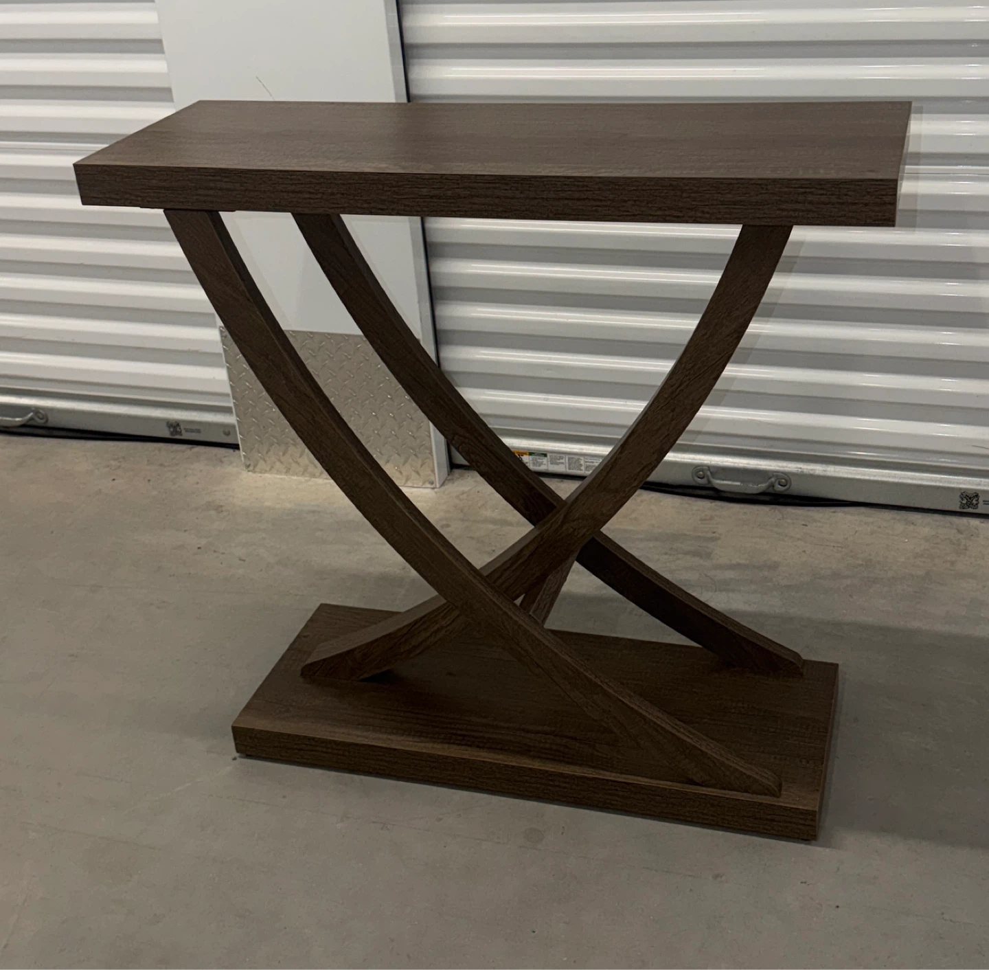 Dark Wood Console Table