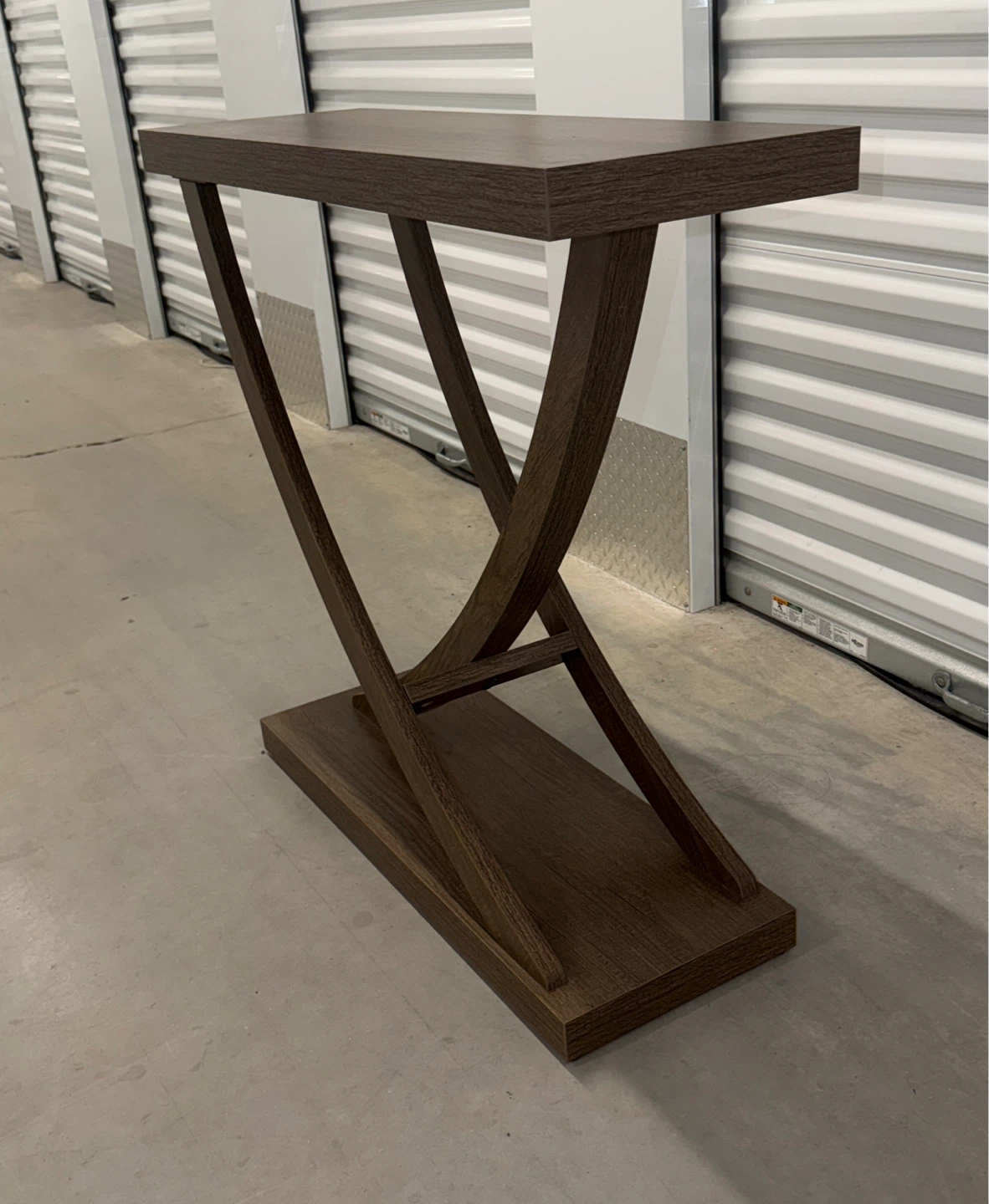 Dark Wood Console Table - photo 3