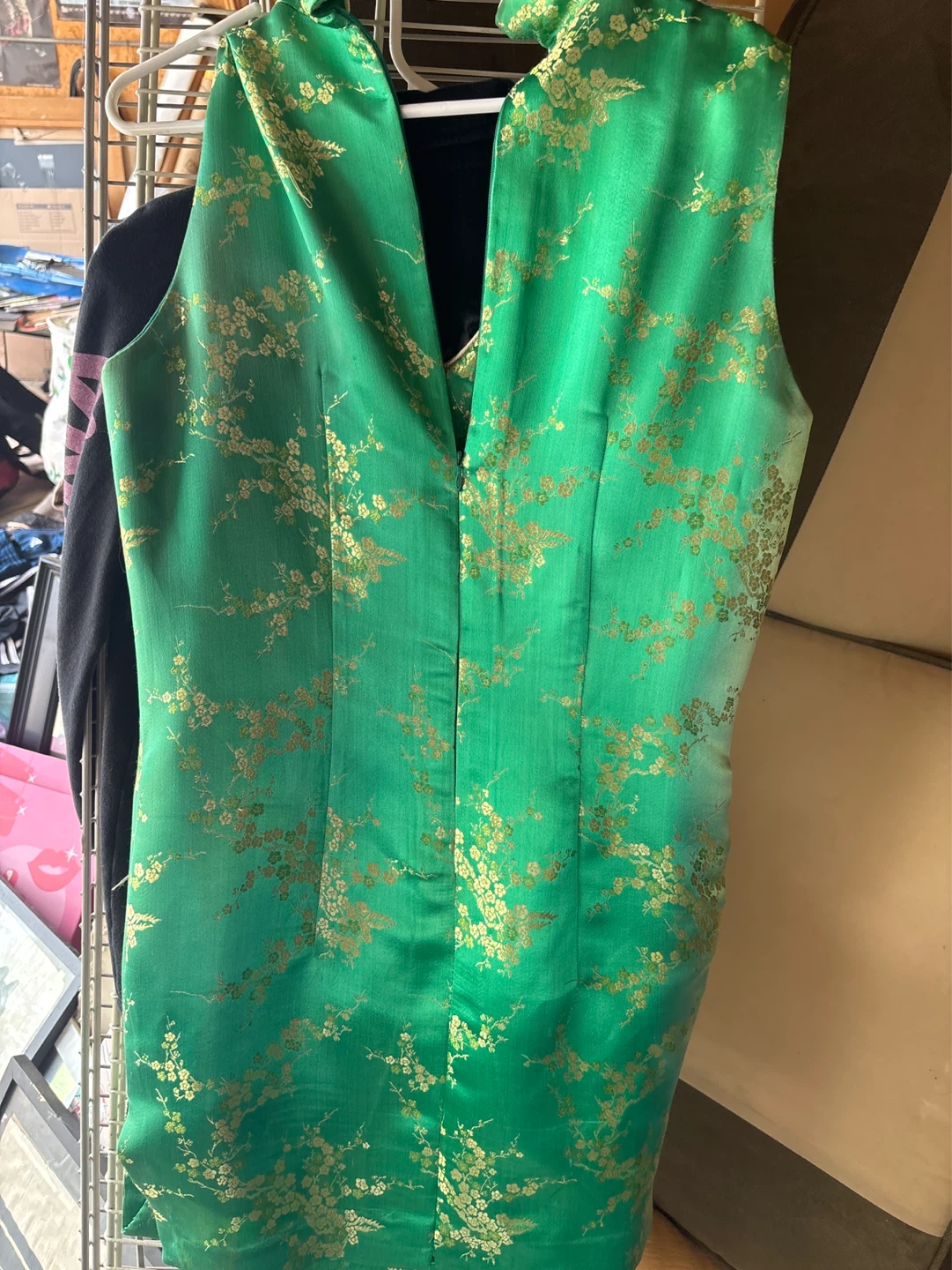 Satin Jacquard Cheongsam Dress - photo 2