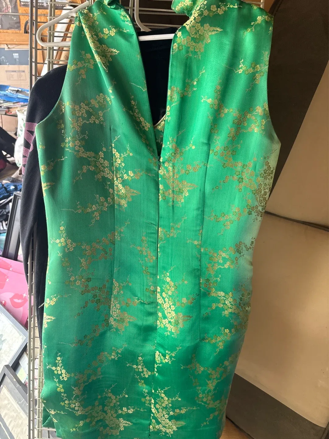 Satin Jacquard Cheongsam Dress - photo 2