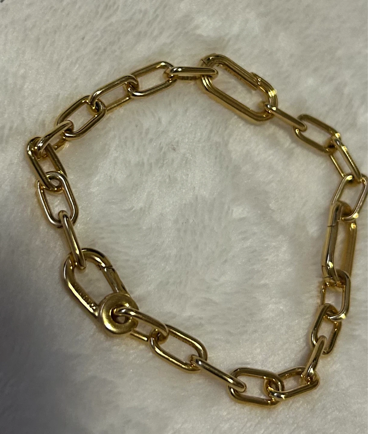 Pandora 14k Goldplated link  bracelet