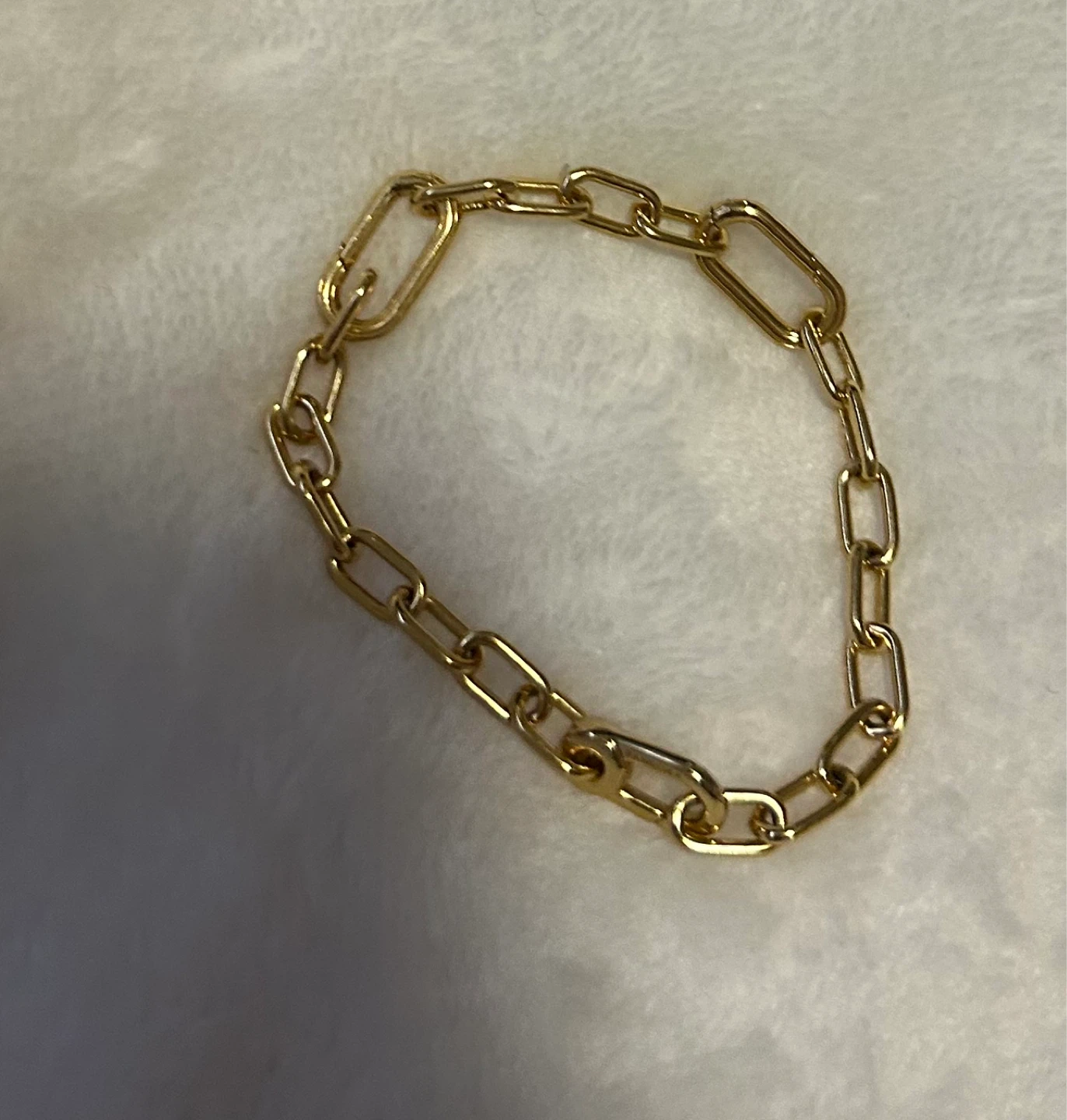 Pandora 14k Goldplated link  bracelet - photo 2