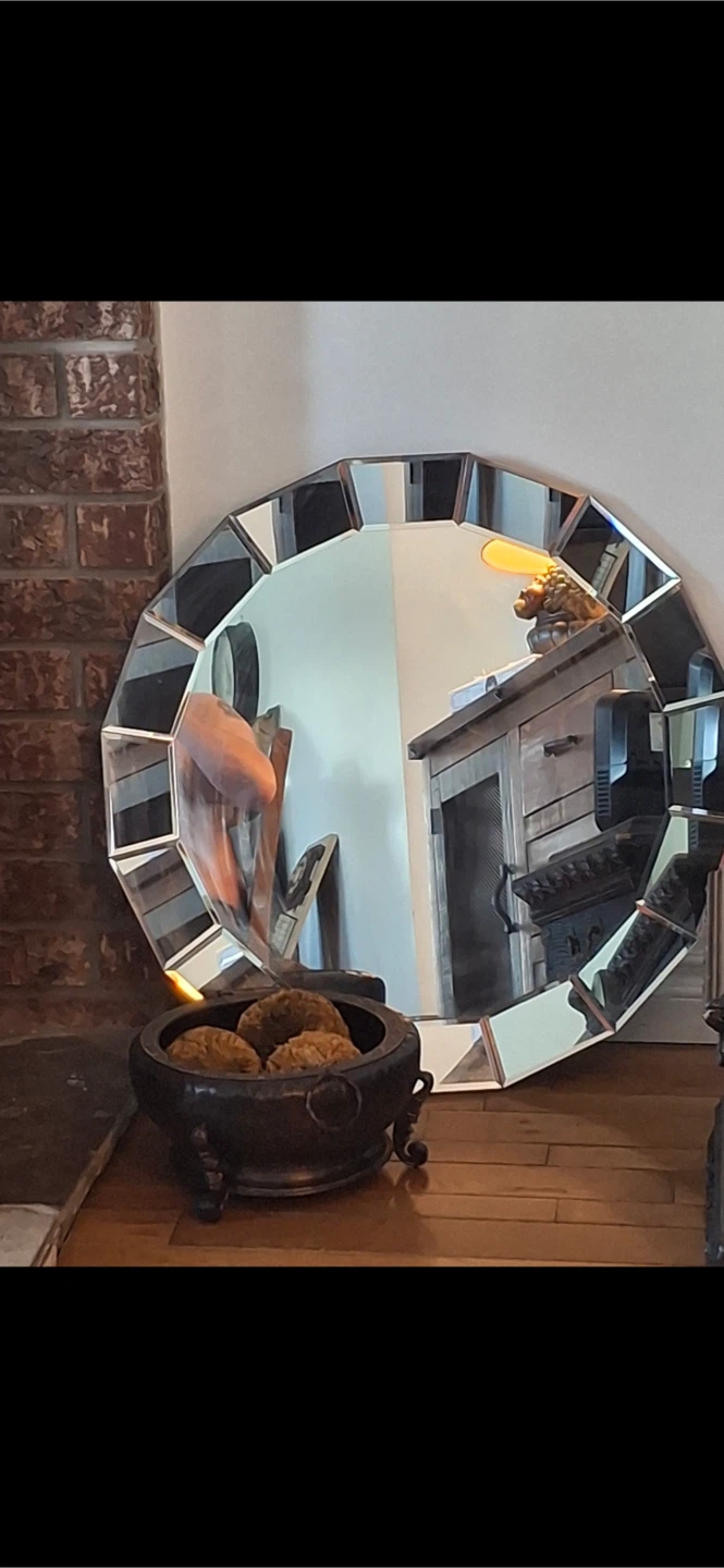 Octagonal Beveled Mirror
