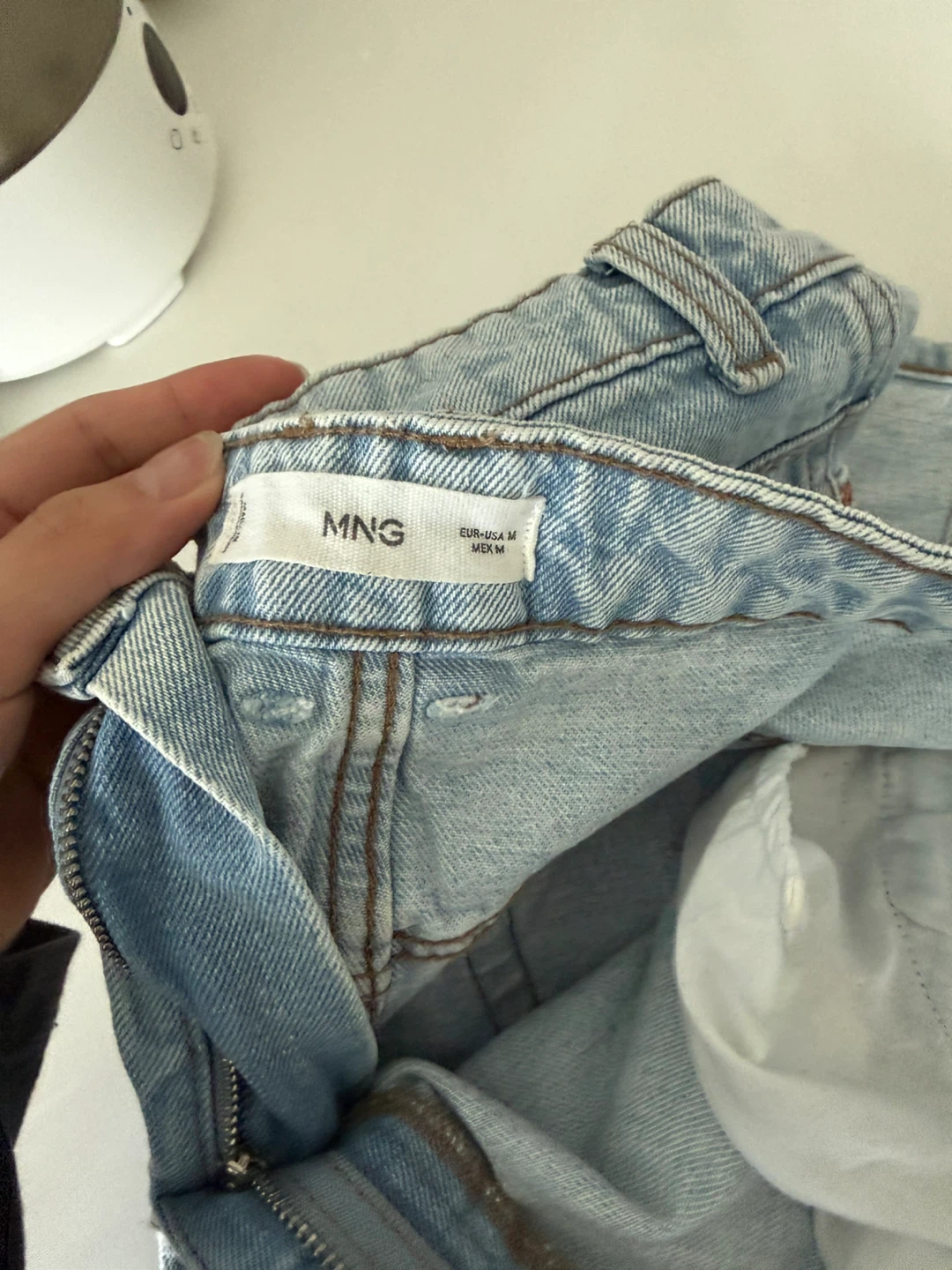 MNG Light Wash Denim Maxi Skirt - photo 4