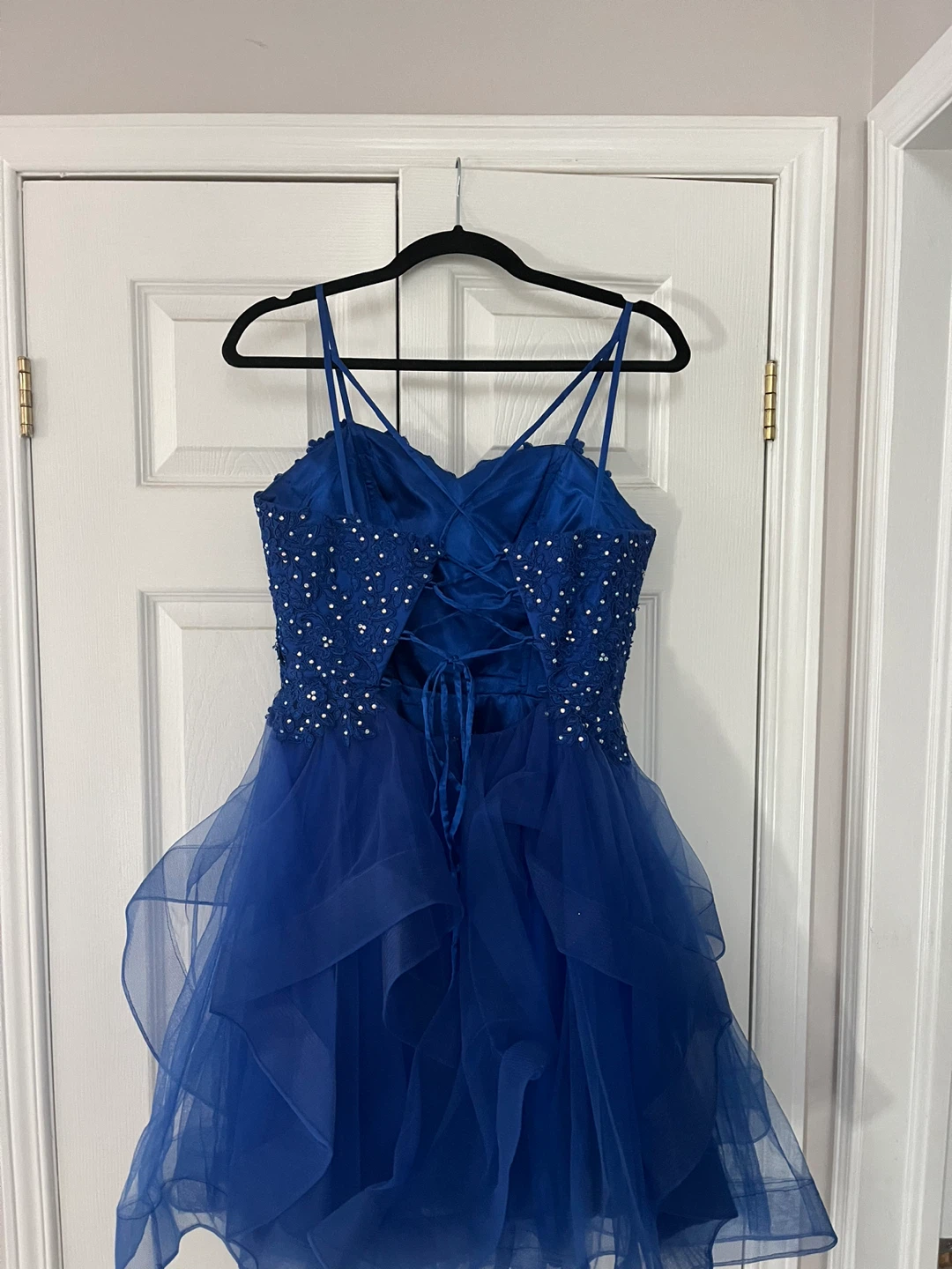Royal Blue Embellished Grad Dress - photo 2