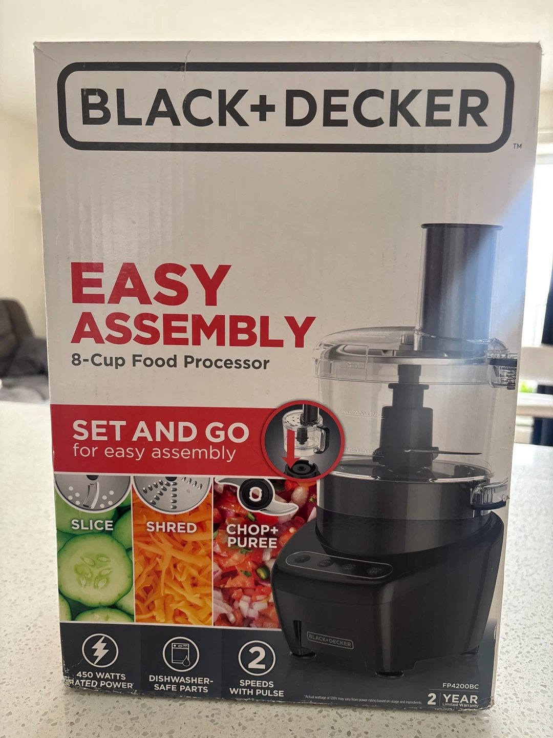 Black+Decker 8-Cup Food Processor