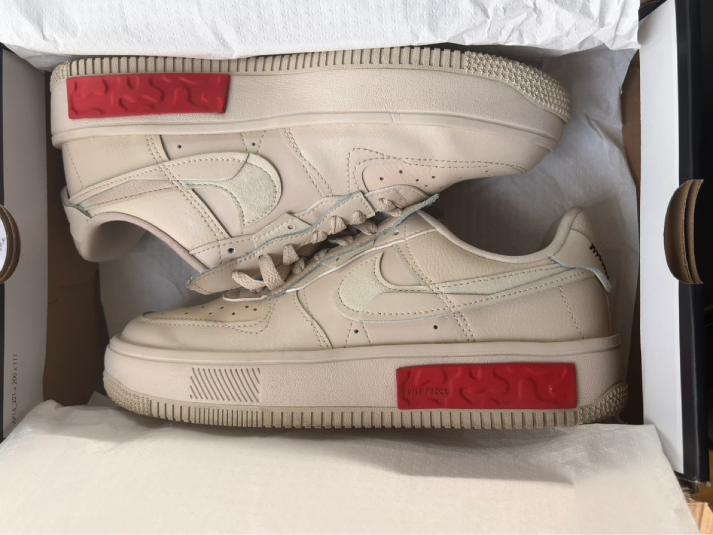 Nike AF1 Fontanka Pearl White W 7.5 - photo 2