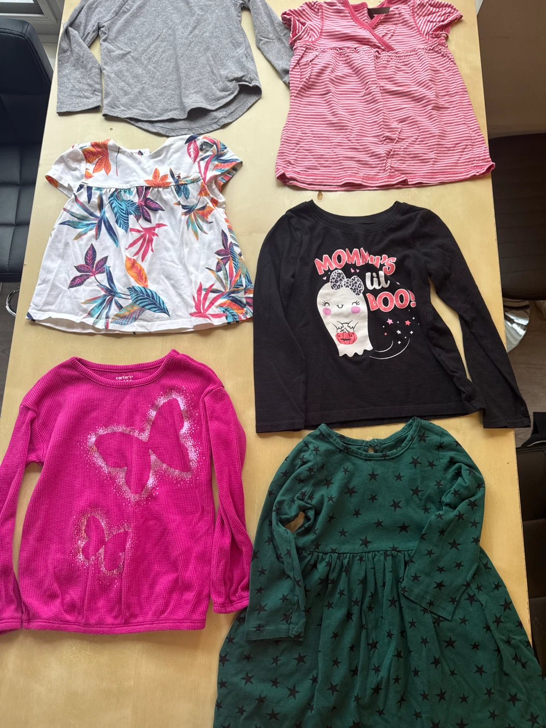 Girls' Long Sleeve Tops and Dressed