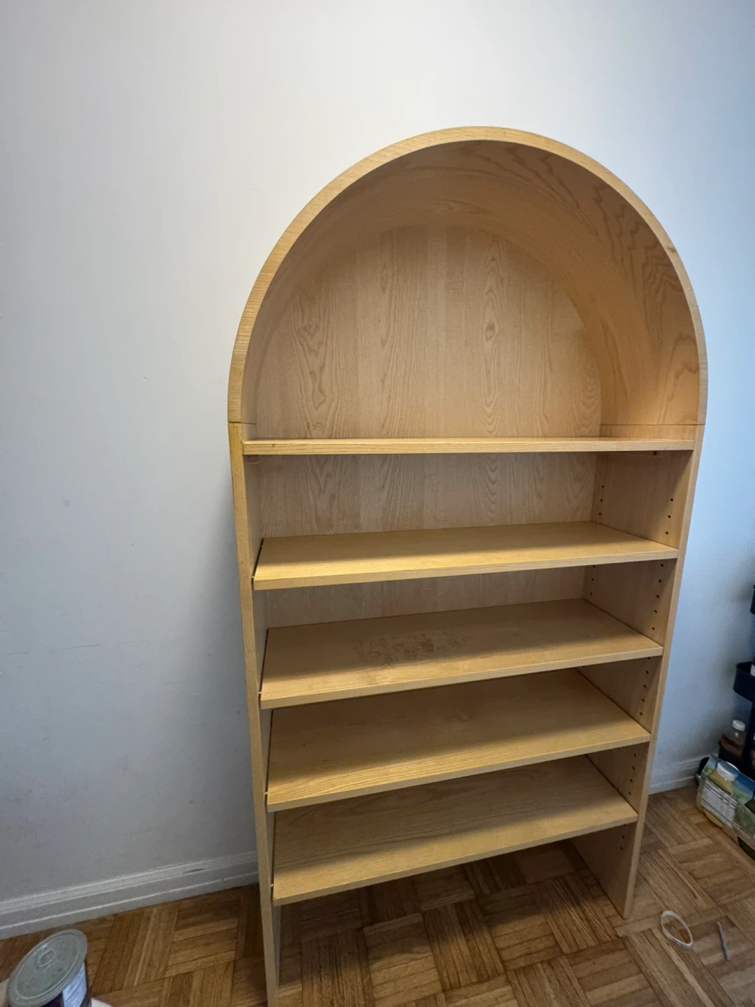 Wooden Arched Bookshelf - photo 2
