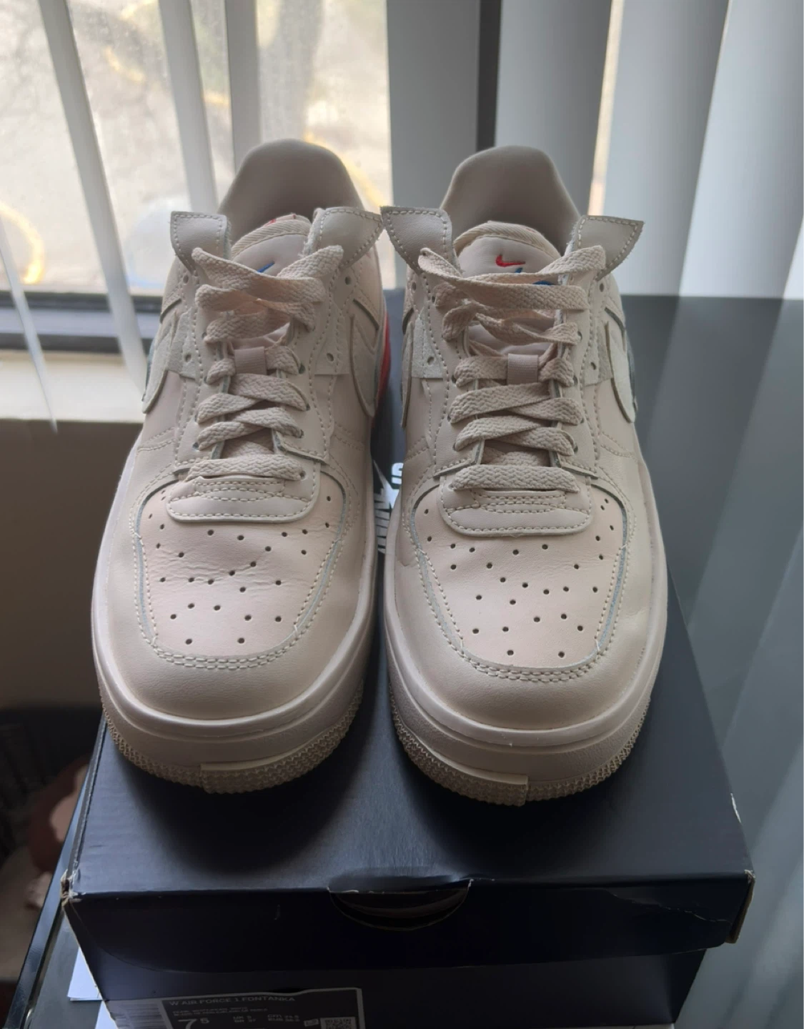 Nike AF1 Fontanka Pearl White W 7.5 - photo 3