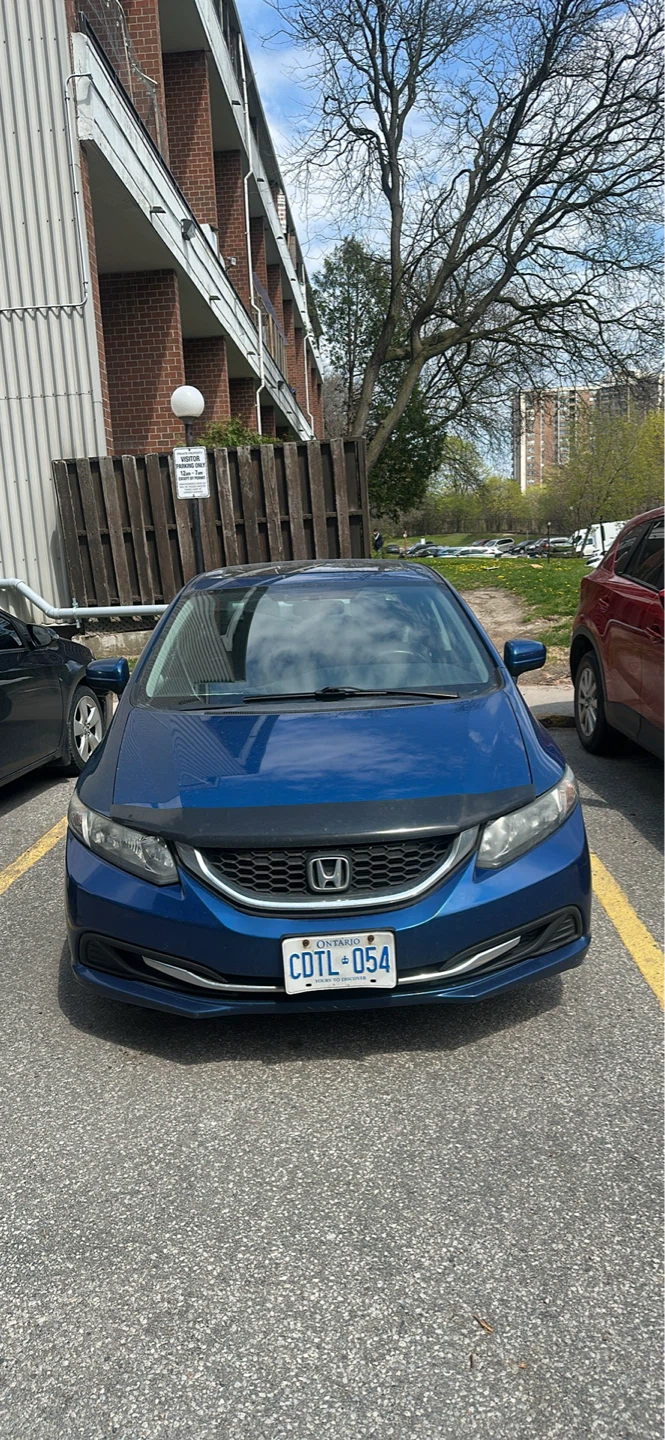 Blue Honda Civic Sedan - photo 3