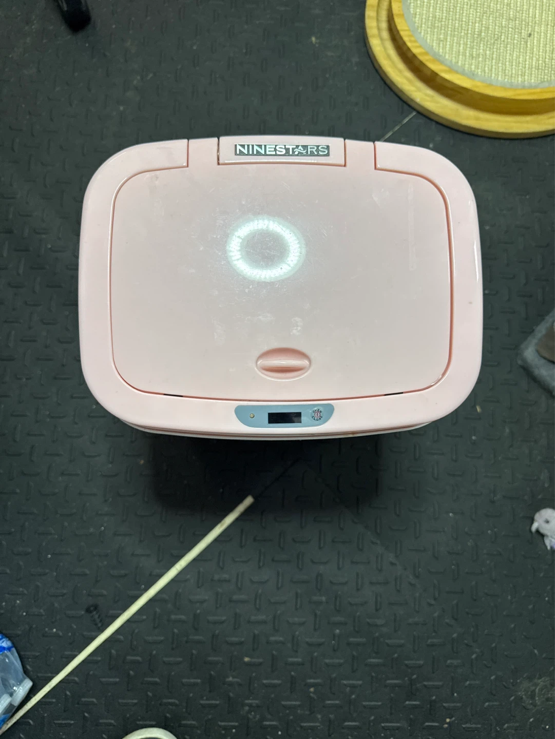 Ninestars Pink Automatic Sensor Trash Can