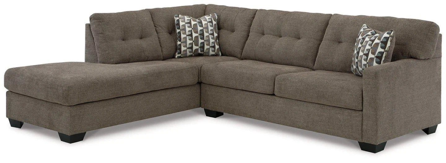 Brown Sectional Sofa - photo 3